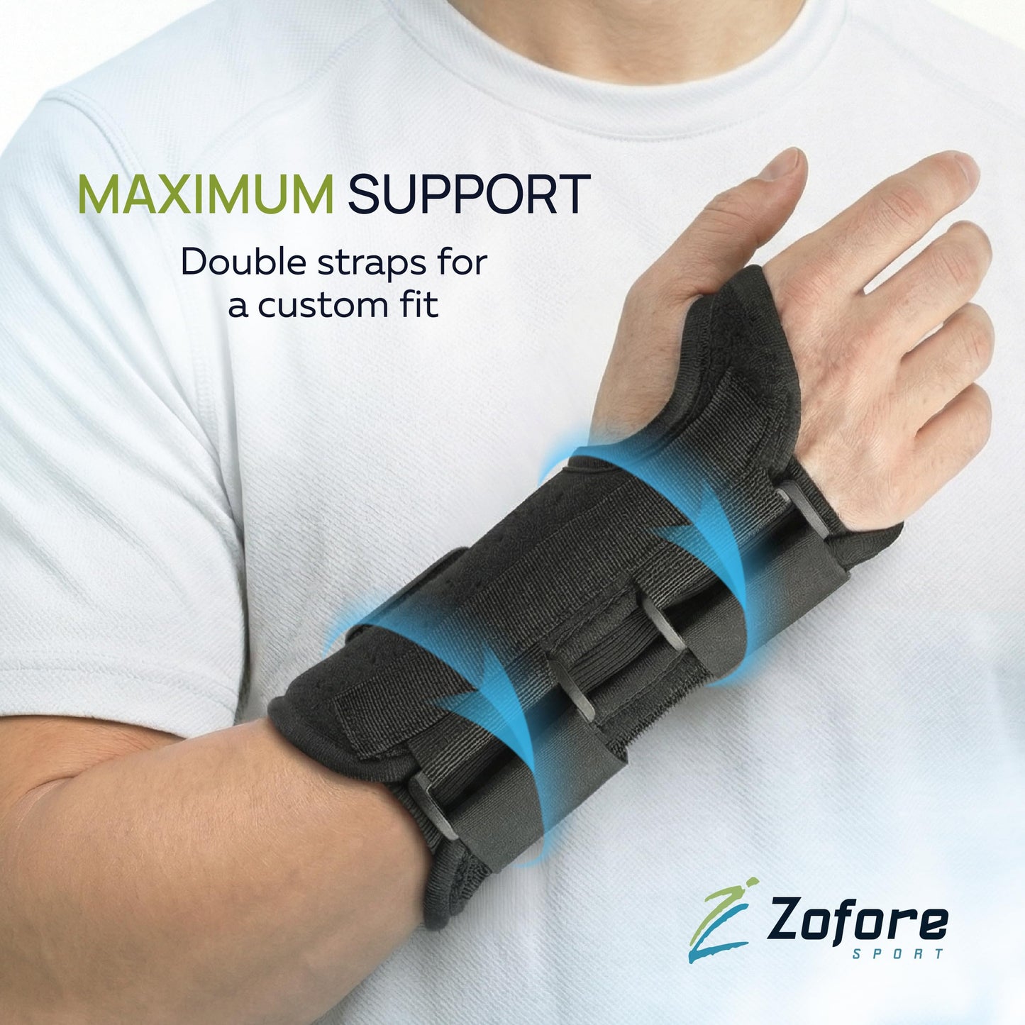 Carpal Tunnel Wrist Brace Night Support and Metal Splint Stabilizer [Single] - Helps Relieve Tendinitis Arthritis Carpal Tunnel Syndrome Pain - Reduces Recovery Time for Men Women - Right (S/M)