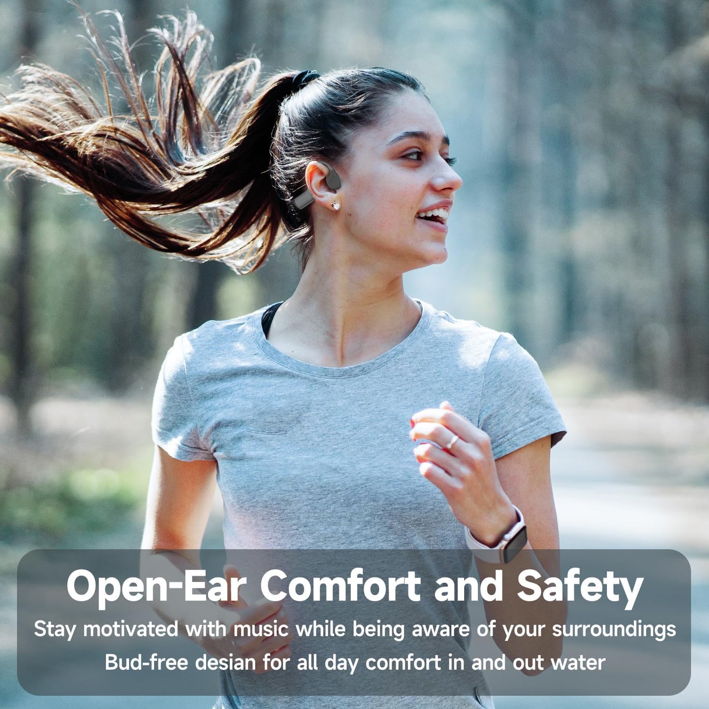 Generic 5.4, IP68 Headsets 32 MP3 Swimming, Bone Conduction Headphones, Open Ear Running Headphones Bluetooth