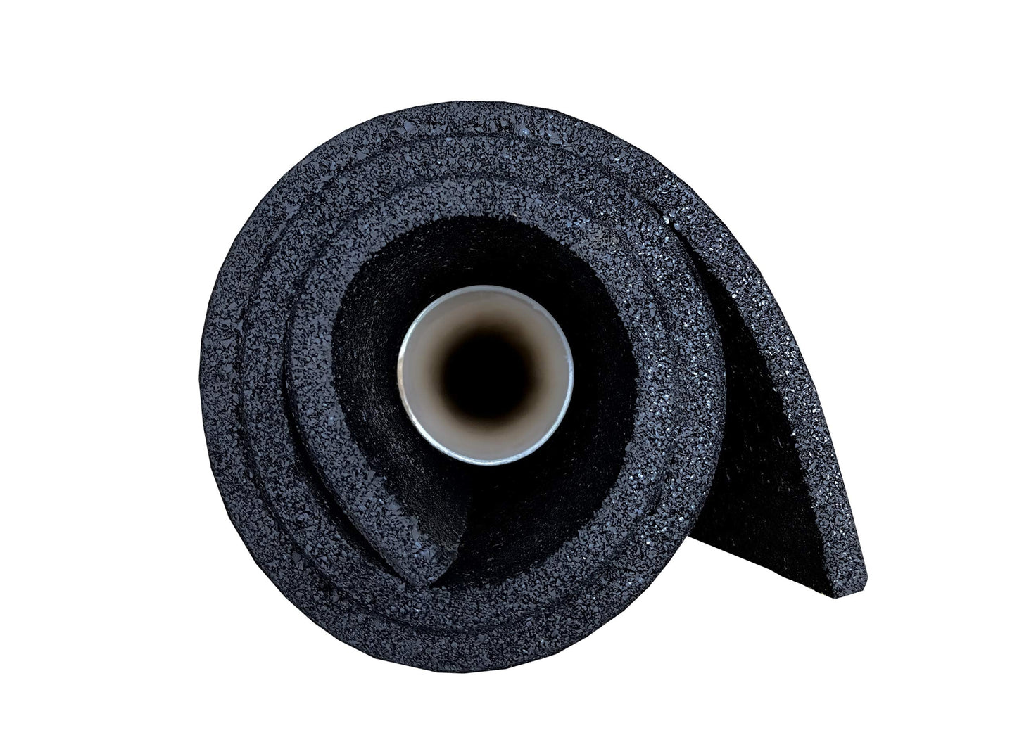 RevTime Ultra Thick Professional Fitness Mat, 39.5"x39.5" (1mx1m) 1/2" Thick Anti-Vibration Mat for Gym, Indoor Outdoor Fitness equipments, Heavy Duty Exercise Mat, Black