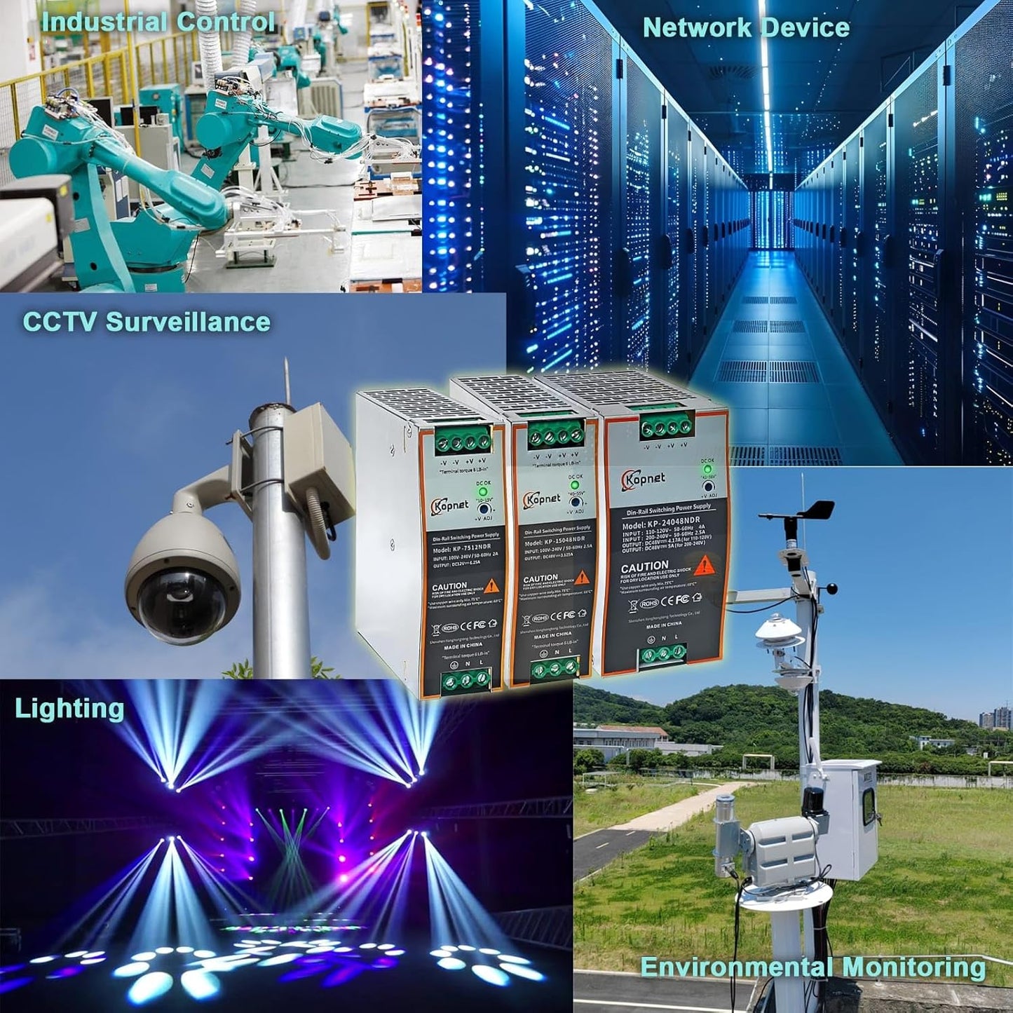 150W 48V 48V 100~240V Din Rail Mount Power Supply Output AC-DC Industrial Power Adapter AC Input Din-Rail Switching