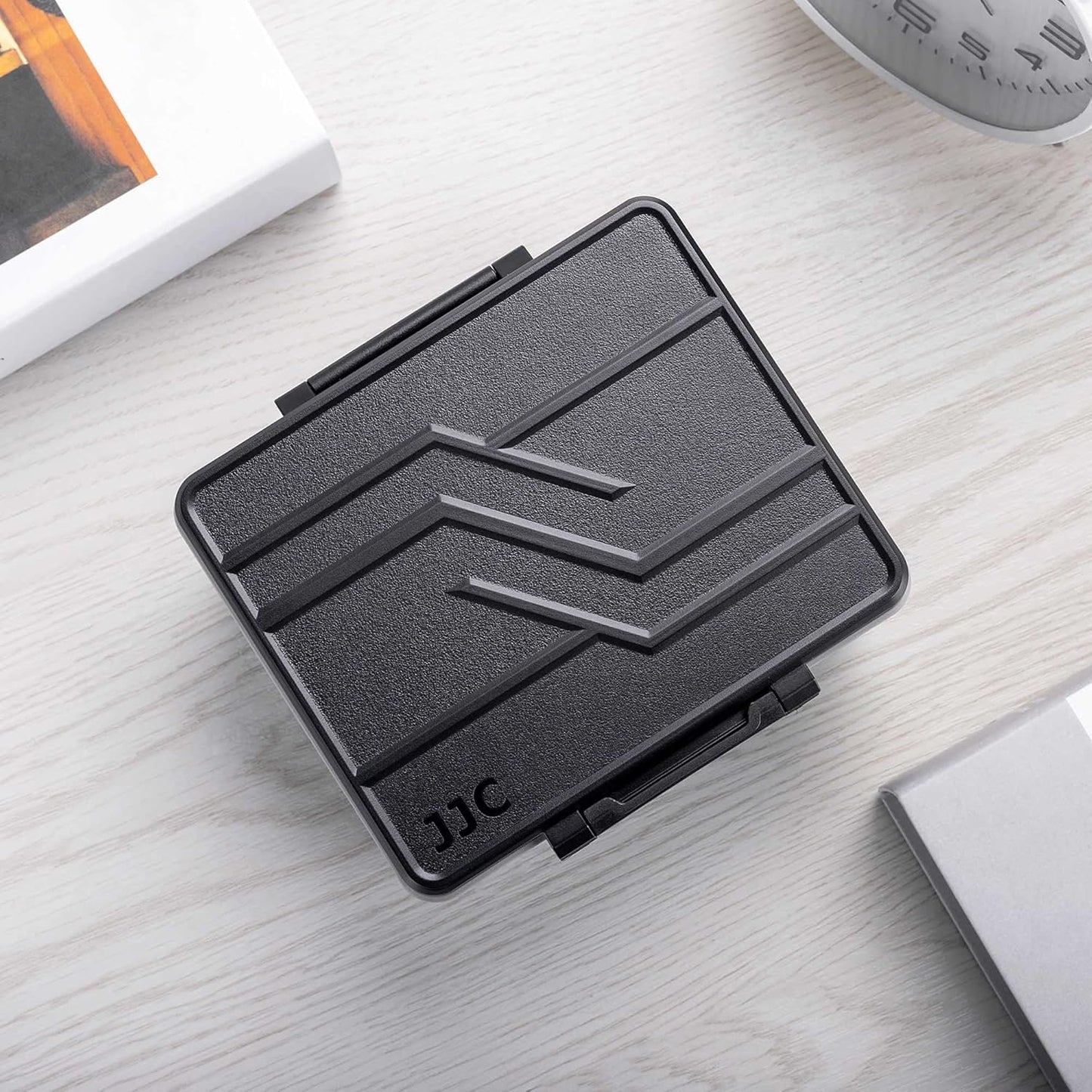 JJC 53 18 8 9 18 Slots USB and SD Card Case for Flash Mini Driver SD and TF Card, USB Drive Case Hard, Shockproof