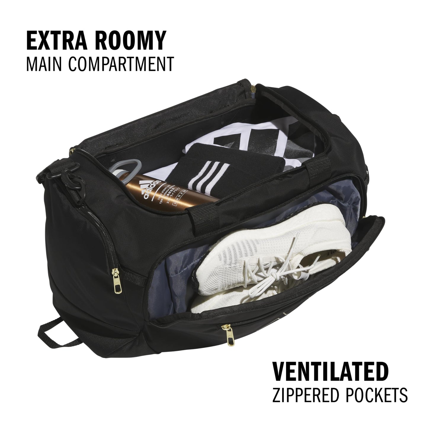adidas Defender 5 Duffel Bag – Premium Duffle for Sports, Gym & Travel