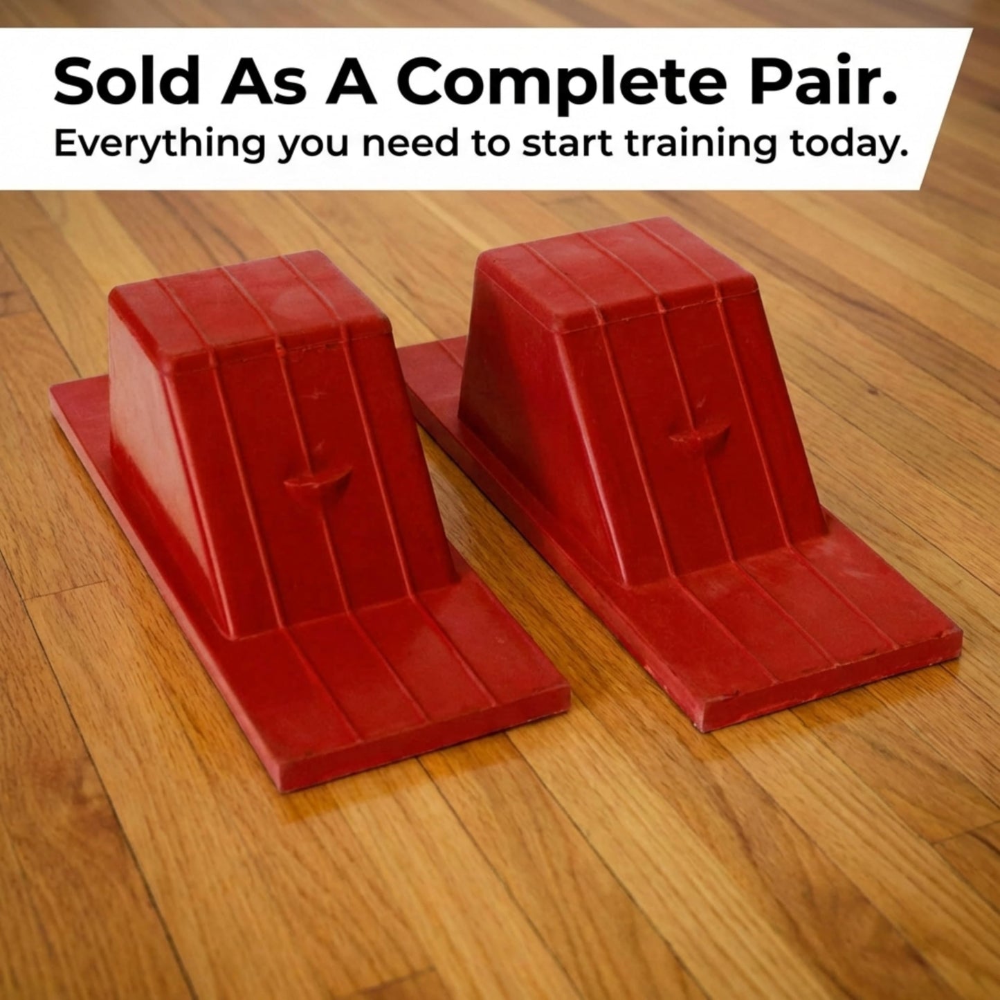 Amber Athletic Gear Rubber Starting Blocks Track & Field Indoor Starting Block (1 Pair)
