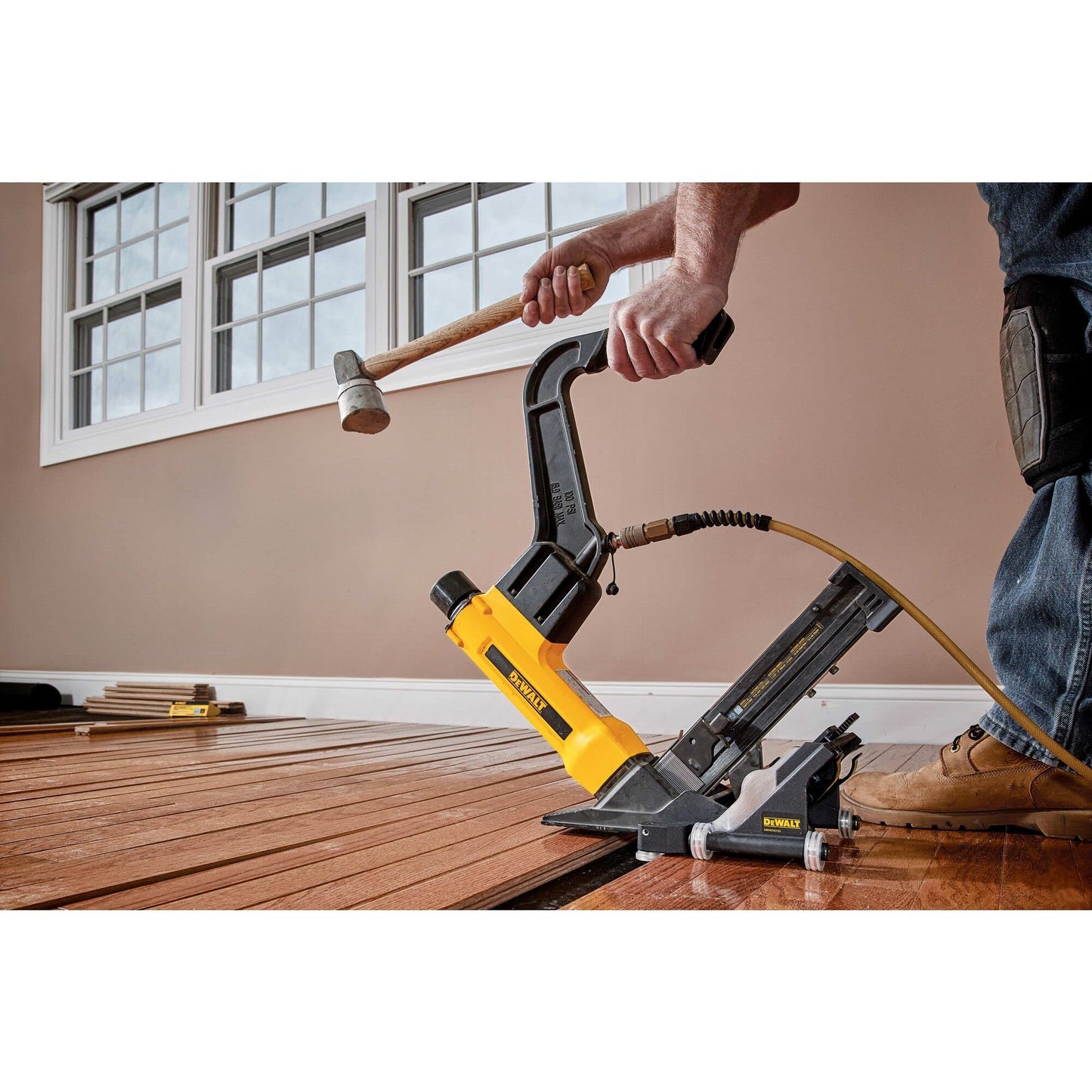 DEWALT Flooring Stapler, 2-in-1 Tool (DWFP12569)