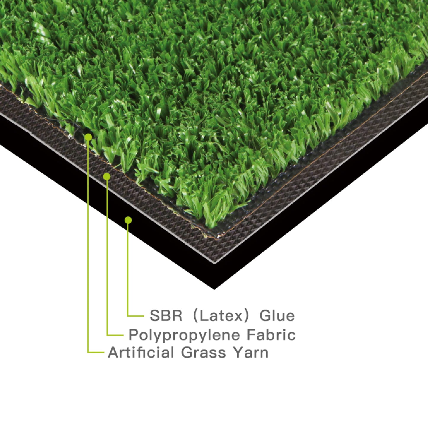 GRASS EXPRESS Artificial Grass Turf, 10ft x 10ft 0.4" Pile Height, Indoor Outdoor Fake Astroturf Rug Carpet Mat for Balcony Decor Backyard Patio Backdrop Fence Wall Decorations Dogs