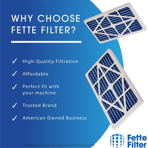 Fette Filter - 2 Pack 708731 / AFS-1B-OF Replacement Electrostatic Outer Filter Compatible with JET AFS-1000B and AFS-1000C Air Filtration Systems Part # AFS-1B-OF Includes 2 Filters.