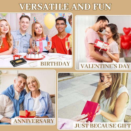 JULEASEL Classic Leather Blank Coupon Book- 30 DIY Coupons, Valentines Day Gifts for Him Her, Valentines Gift for Husband, Wife, Boyfriend, Girlfriend, Unique Anniversary Vday Gifts for Couples