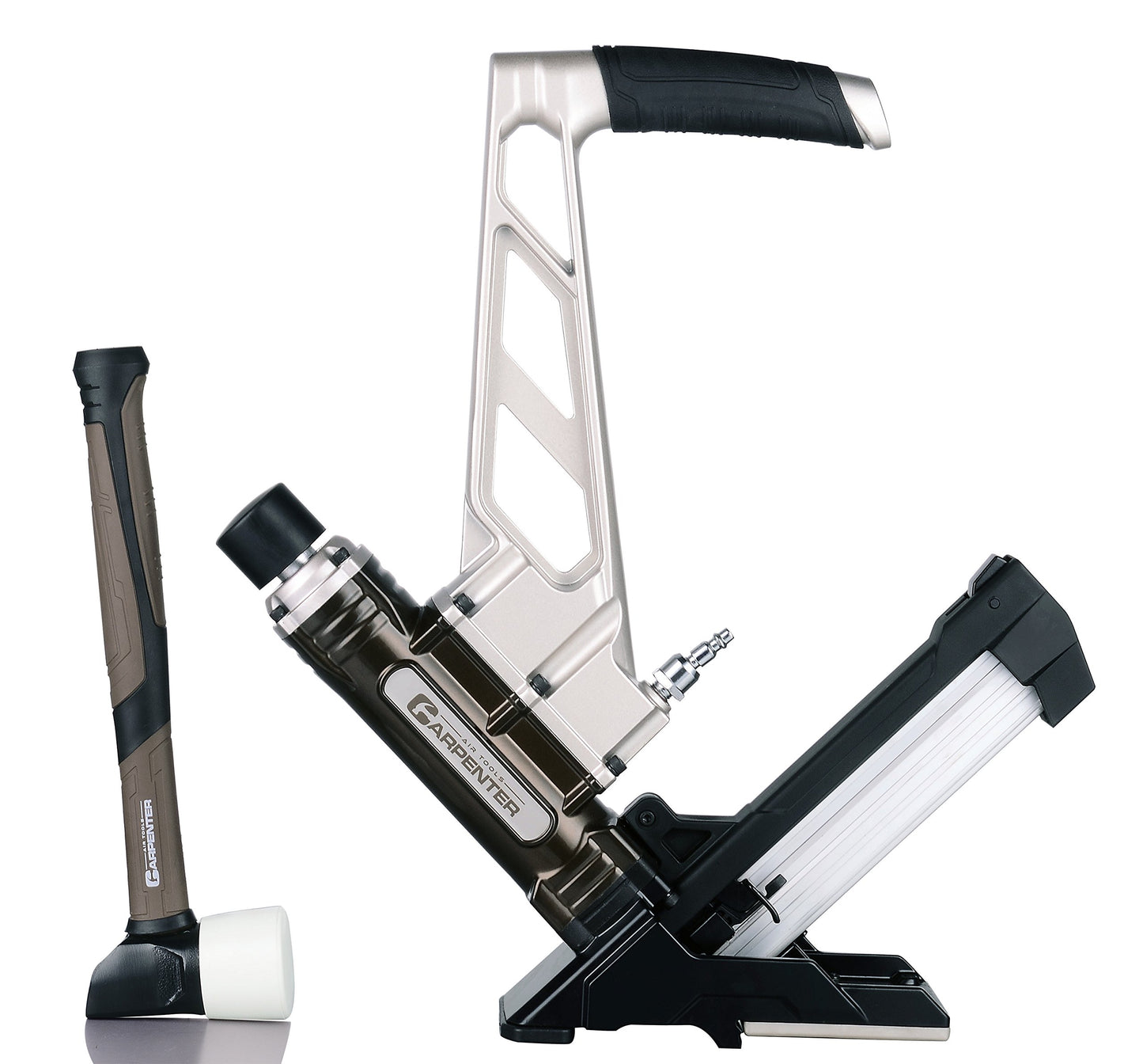 Carpenter Air Tools CFL5016 7 Year Warranty - Carpenter Pneumatic 3-In1 Flooring Nailer & Stapler