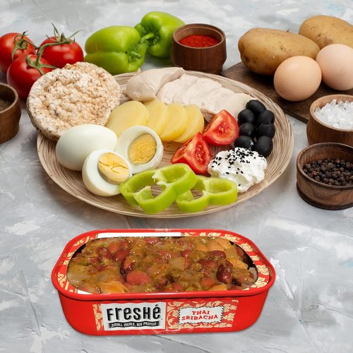 Freshé Gourmet Canned Tuna Variety Pack - Healthy High-Protein Skipjack Fish | All-Natural, Non-GMO, Gluten-Free (4 Pack)