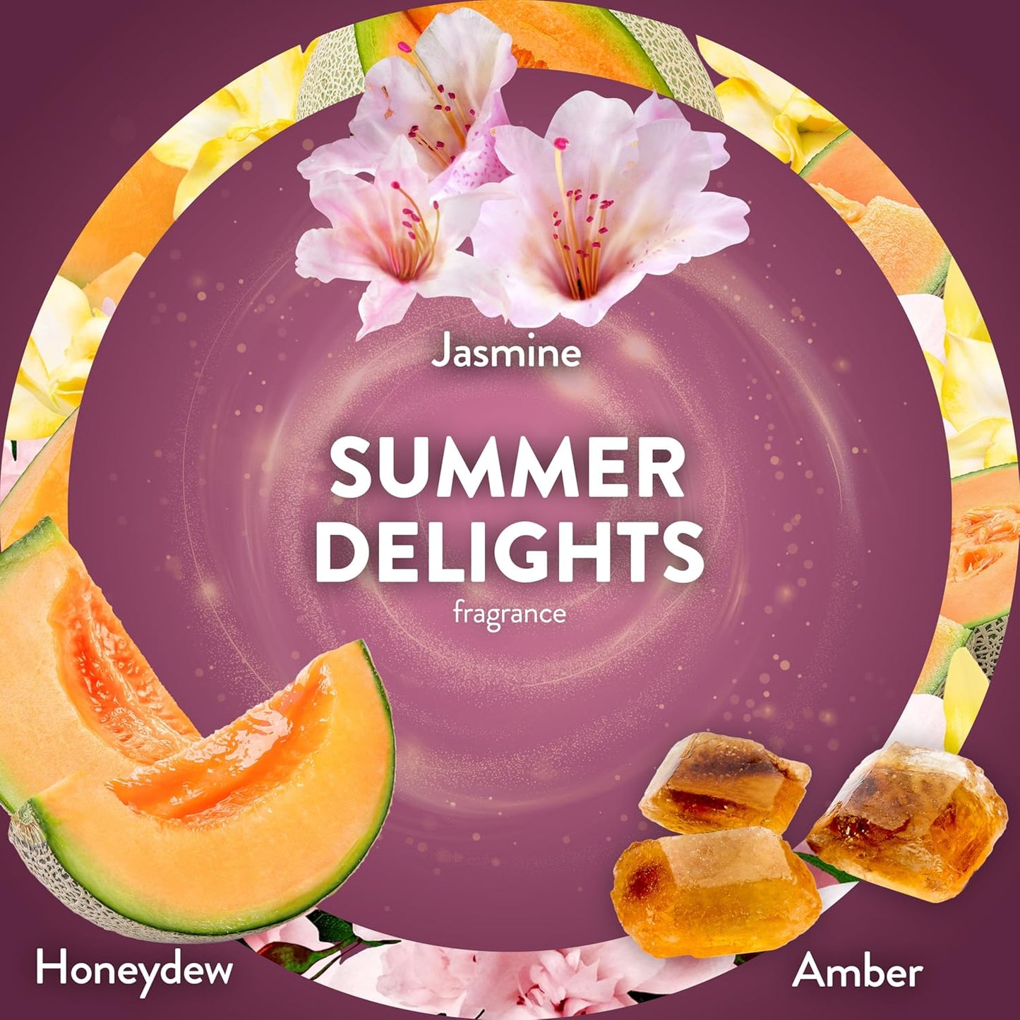 Air Wick Scented Oil Refill - Summer Delights | 10ct Eco-Friendly Air Freshener