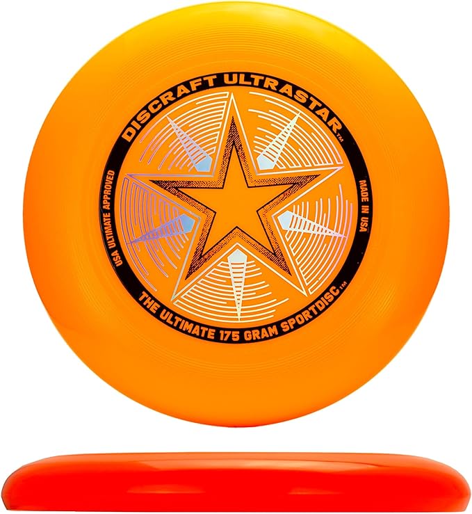 Discraft Ultrastar Neon 5-Pack | Premium Ultimate Discs - Neon Pink, Yellow, Cobalt Blue, Green, and Orange