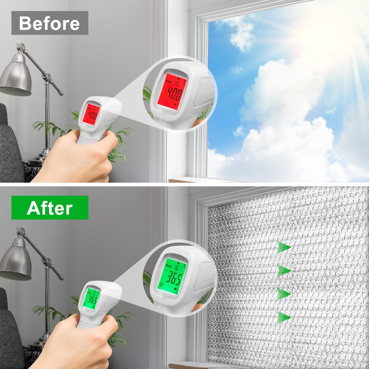 24P Garage Door Insulation Panels Kit 0.24"T Double Bubble Reflective Aluminum Foil 6MM Sheet Thermal Pre-Cut Insulation Shield 240 Tapes Winter Cold and Summer Heat for Attic Garage Wall (24" x 48")