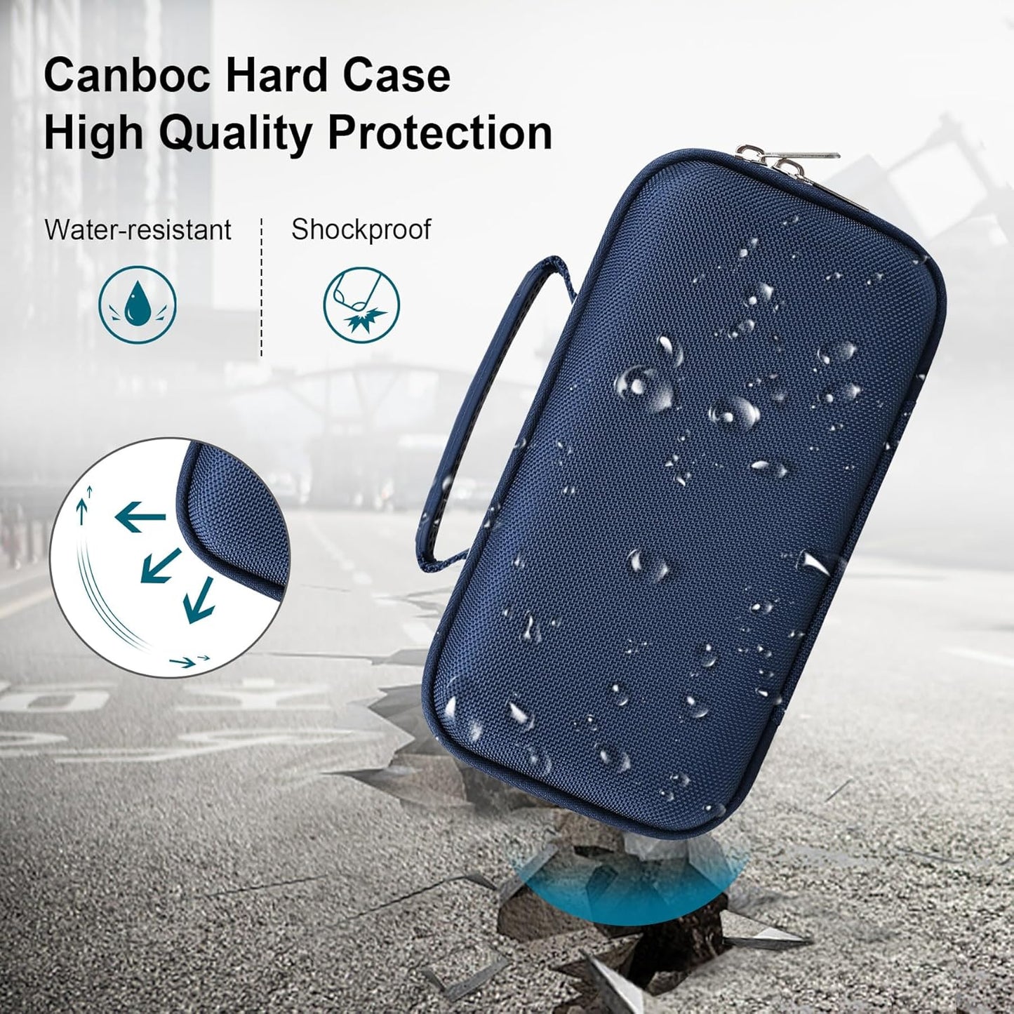 Canboc Carrying Case for Blue Tees Golf Player+/ Player Pro GPS Speaker with Touch Screen Display, GPS Speaker Bag