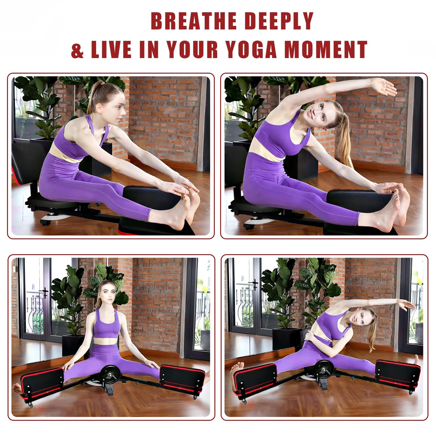 Leg-Stretcher, 300 LBS Leg Stretching Split Machine for Splits Flexibility Up to 230 Degree Split Machine Training Equipment for Adult and Kids Suitable for Home Dancing Room Gym