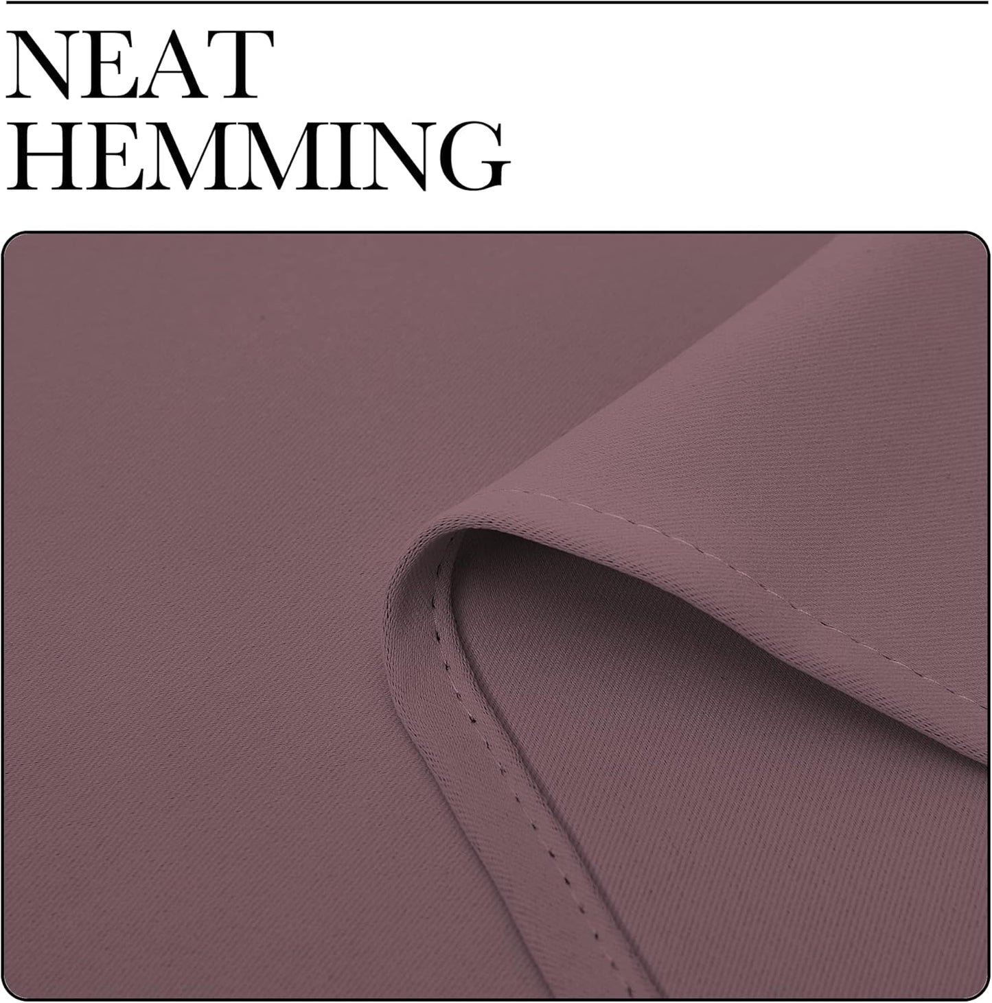 NICETOWN Room Darkening Curtains - Thermal Insulated Grommet Drapes | Set of 2, 42" x 68" for Kitchen & Bedroom