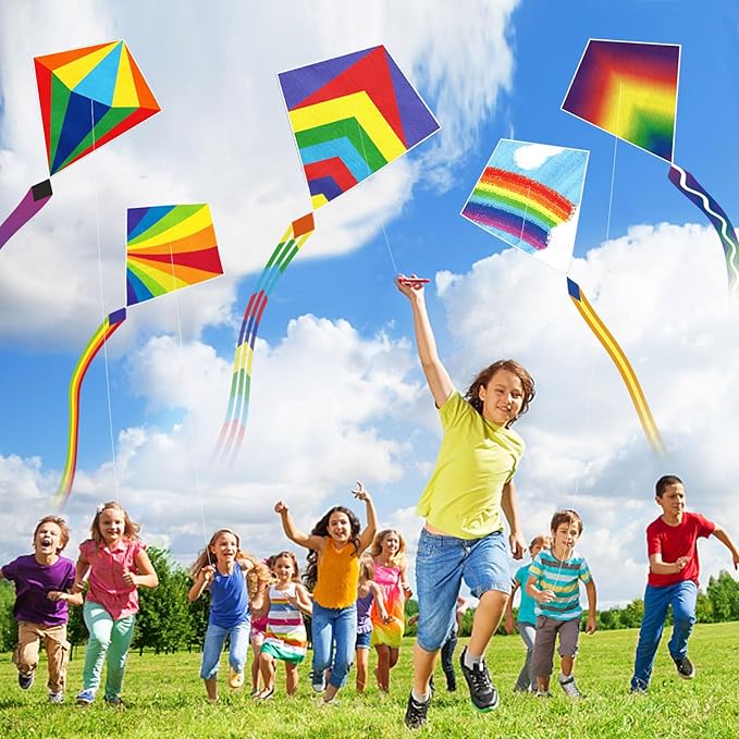 YongnKids Kite for Kids Easy to Fly - Kites for Kids Girls Boys Adults Easy to Fly, Perfect for Easter Birthday Gift Idea Beach Trip Park Family Activities Outdoor Games