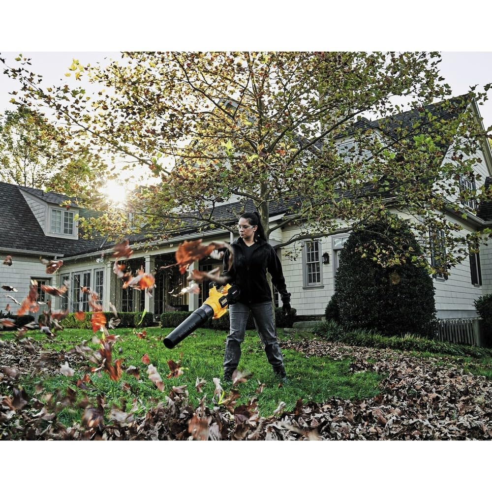 DEWALT 60V MAX* FLEXVOLT Leaf Blower, Cordless, Handheld, 125-MPH, 600-CFM, Tool Only (DCBL772B)