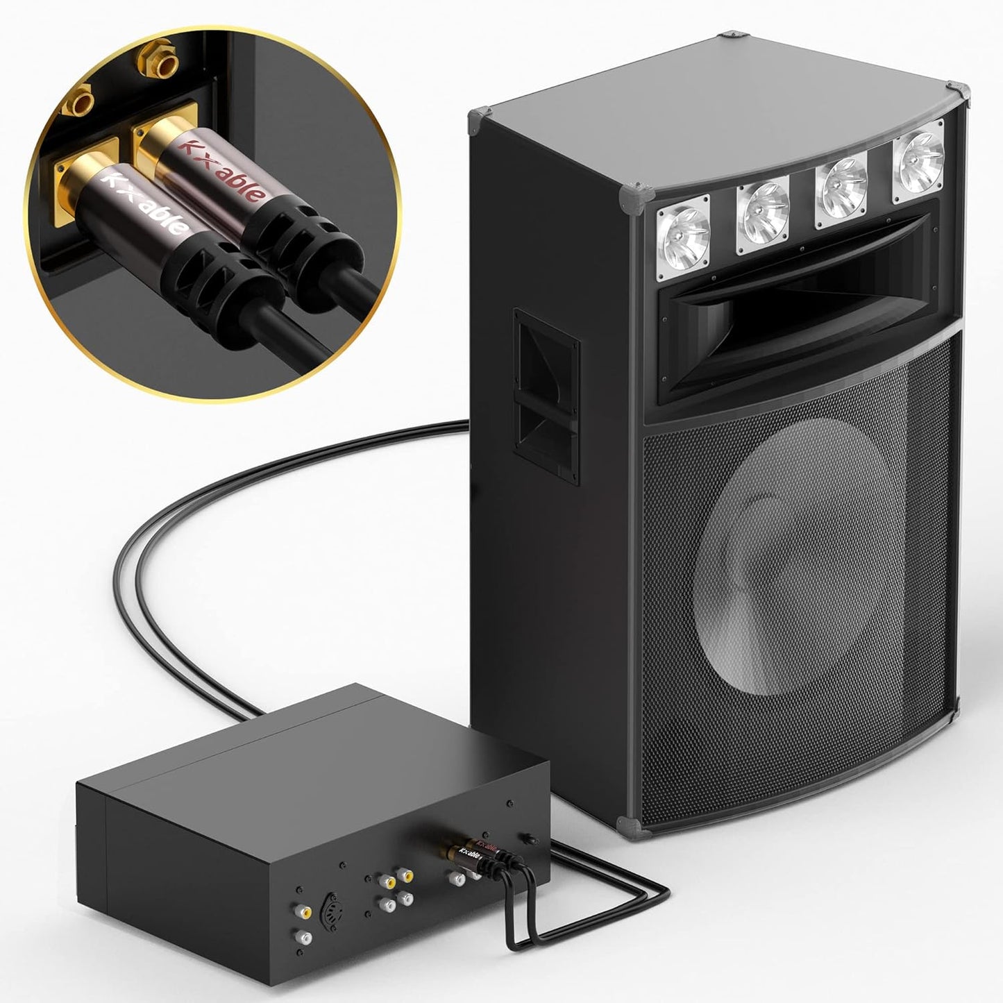 35 2RCA 2RCA 2 23AWG RCA Cable FT, Male to Male Stereo Audio Cables, Dual Shielded Digital Analogue, RCA Subwoofer Cord