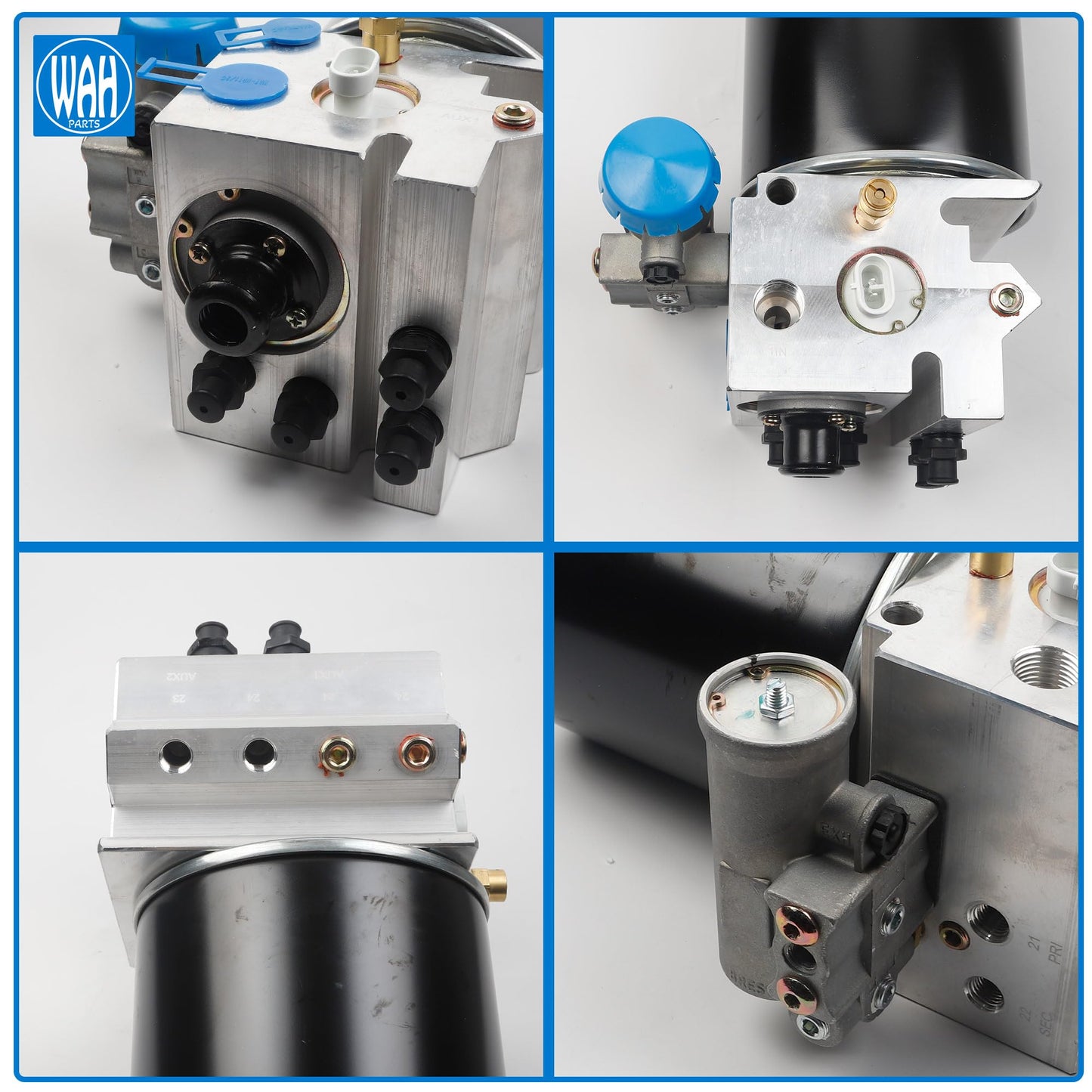 Wahparts 12V 801266 Air Dryer Compatible with Volvo Freightliner Kenworth Peterbilt 5015534 5015533 5010696X
