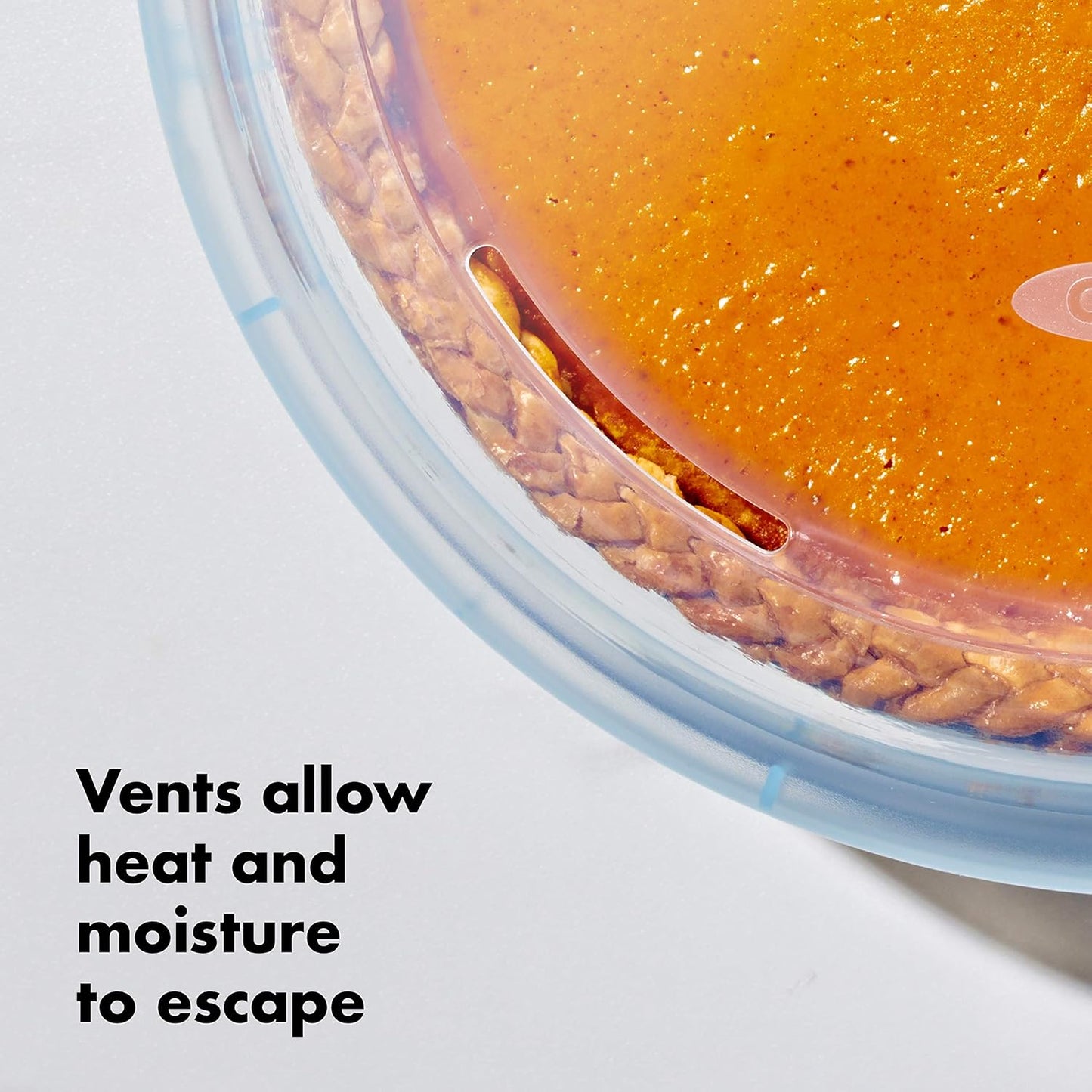 OXO Good Grips Glass Pie Plate with Lid - Durable, Oven-Safe Design for Perfect Baking