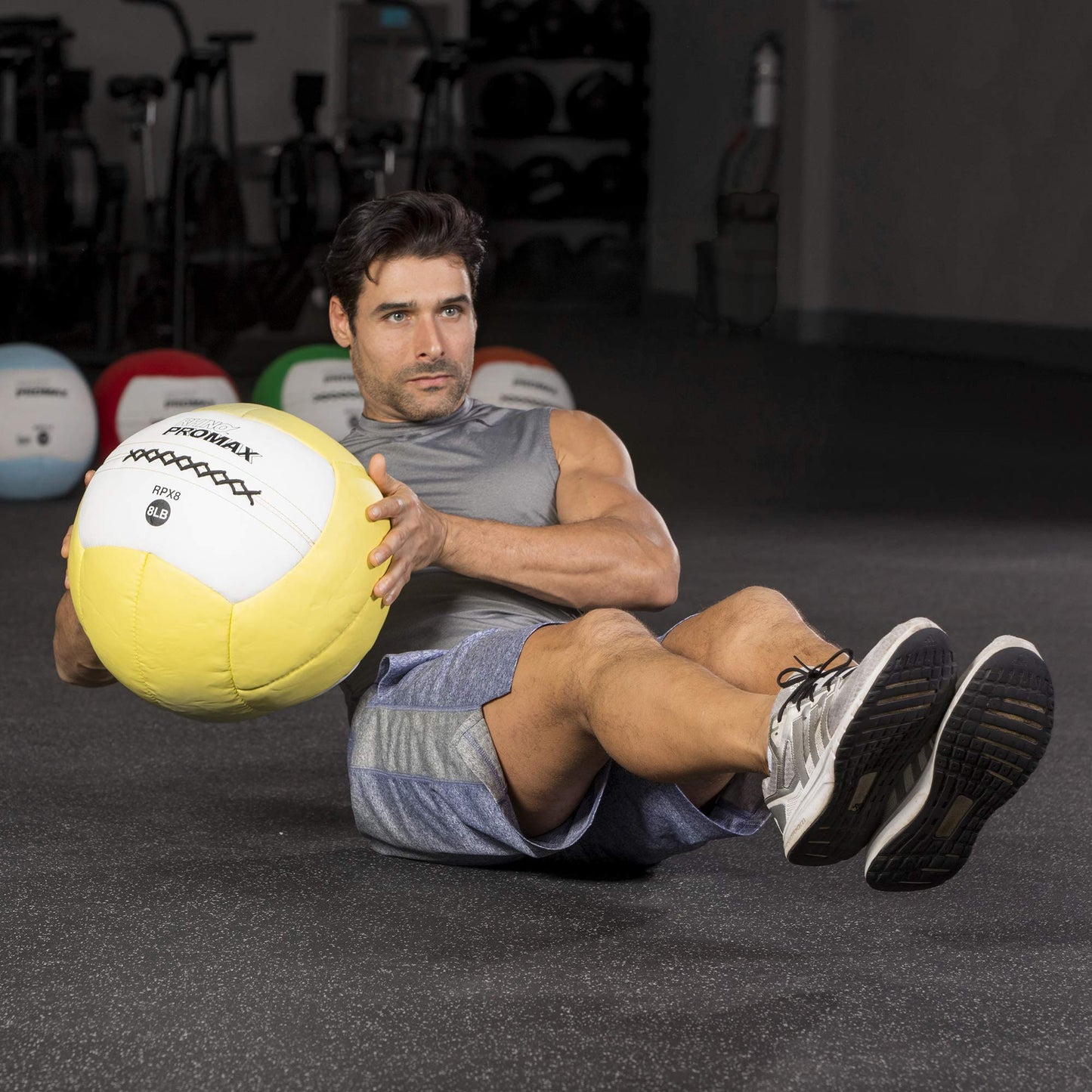 Champion Sports RPX10 Rhino Promax Slam Balls, 10 lb, Soft Shell with Non-Slip Grip, Medicine Wall Exercise Ball for Weightlifting, Plyometrics, Cross Training, & Home Gym Fitness