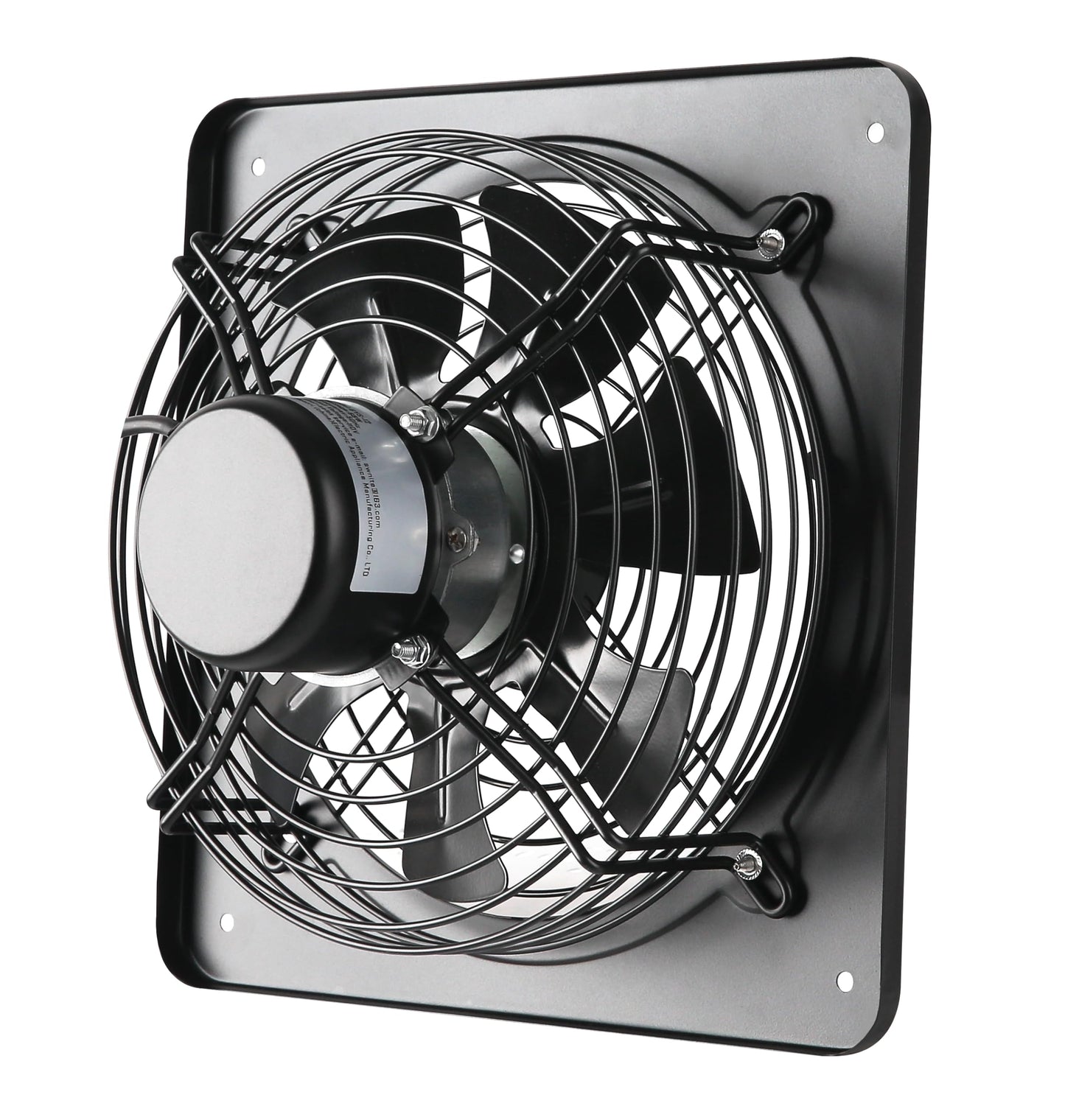 12 Inch Window Exhaust Wall Mounted Ventilation Basement Extractor Industrial Fan 720 CFM High-Speed1460 RPM Industrial Fan for Home Garage Office Commercial Use (12 Inch+Speed Control)