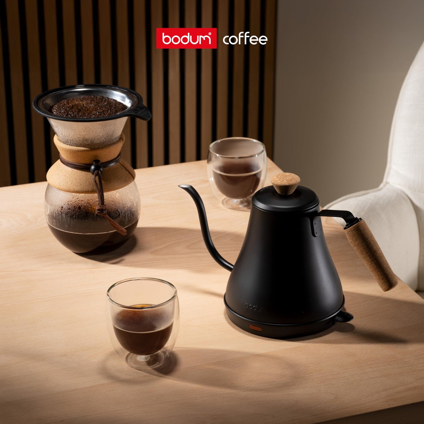 Bodum Roasting Brazil Coffee, Whole Bean, 12oz (340g) - Roasted in Denmark