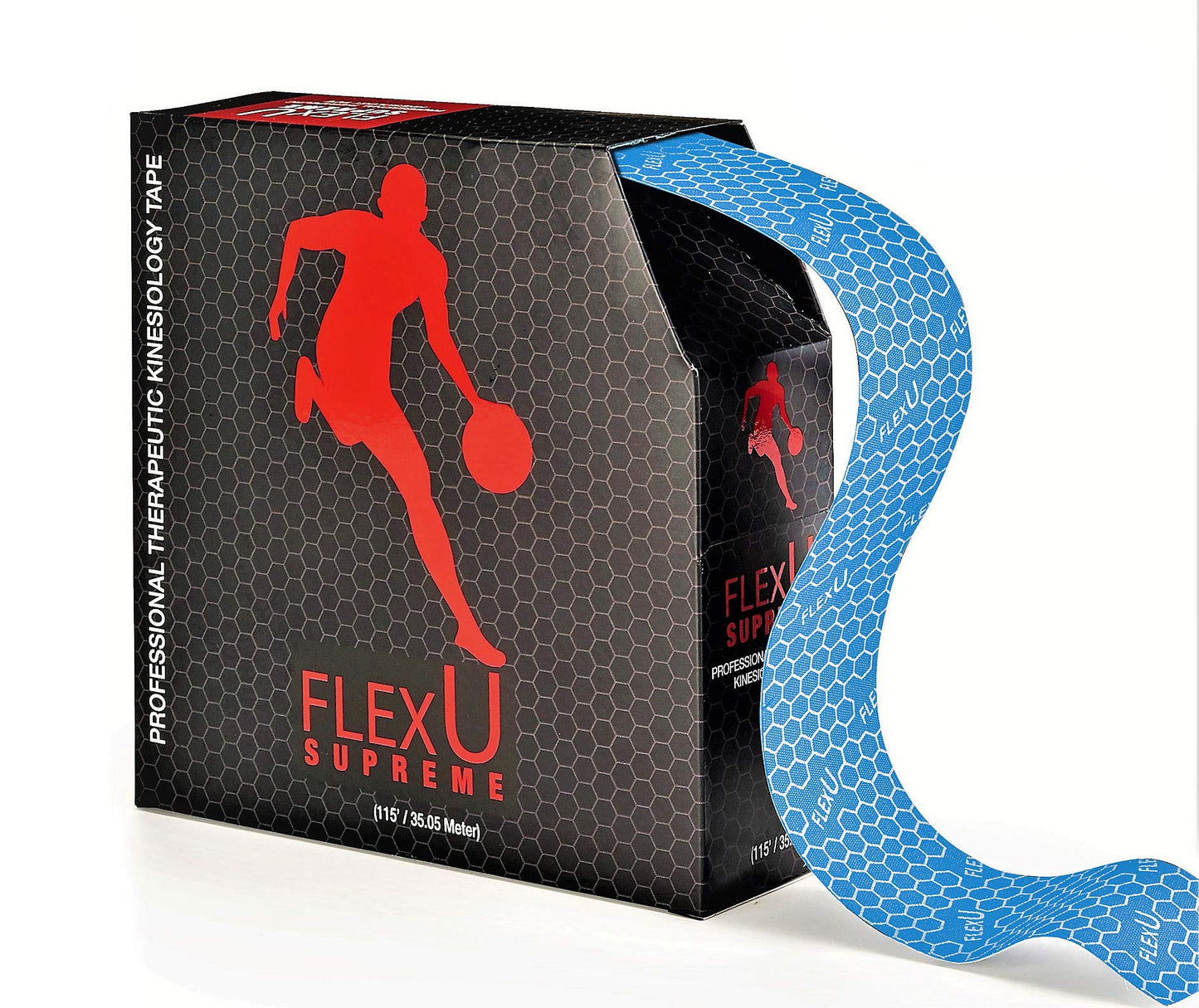 FlexU Kinesiology Tape Bulk Pack Continuous Blue