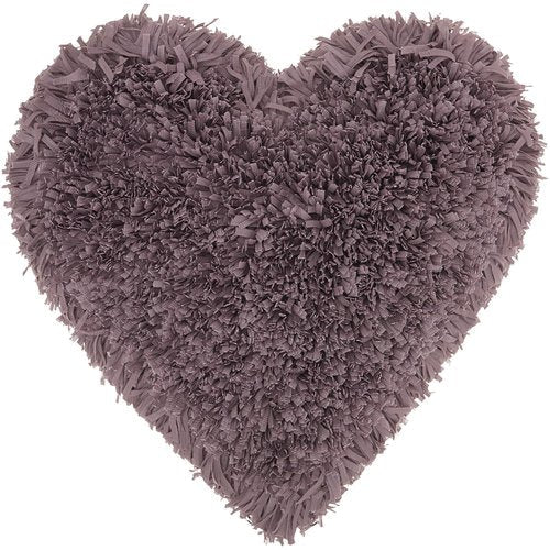 Mina Victory Shag Indoor Lavender 18" x 18" Throw Pillow