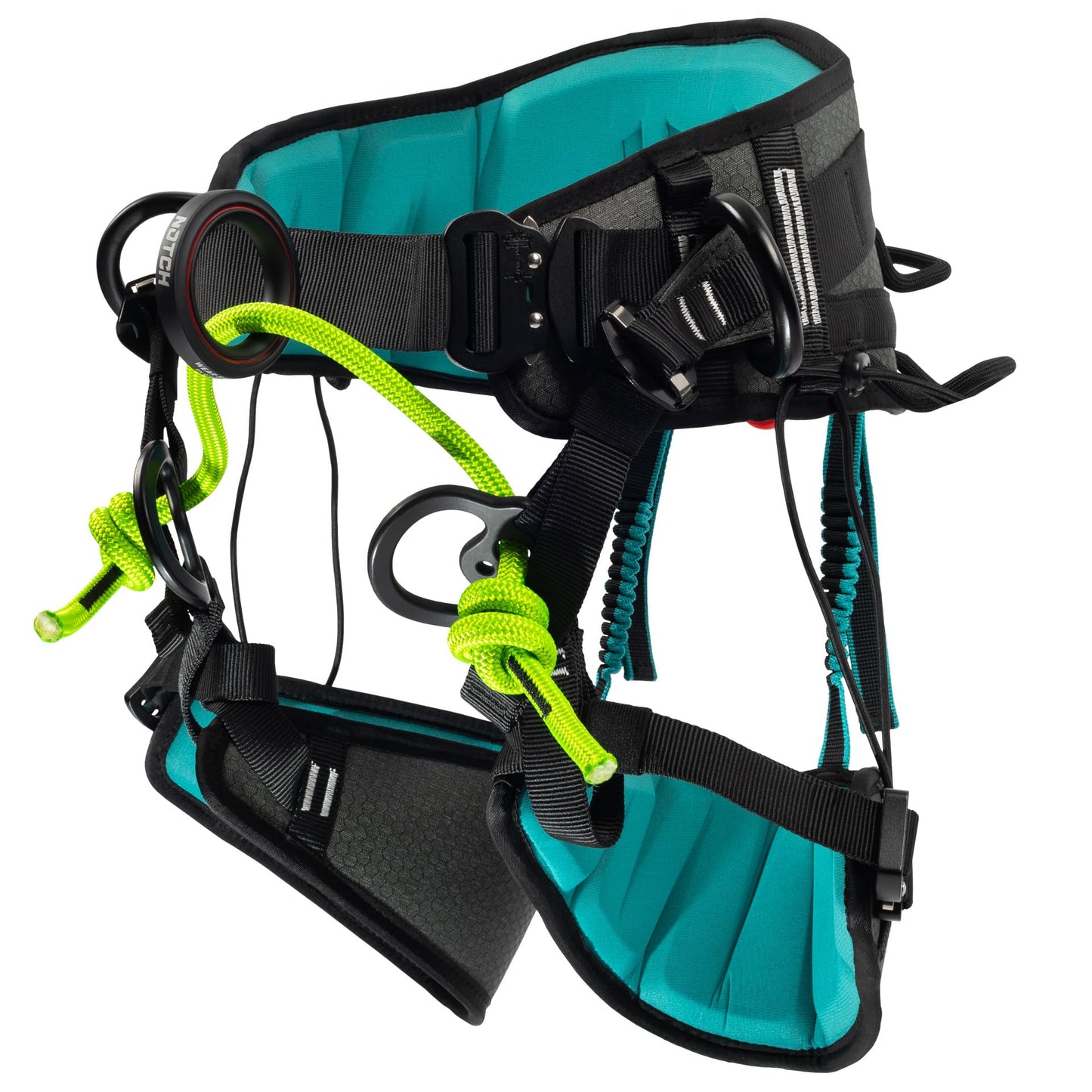 Notch Catalyst Harness-Size 1, Custom EVA Molded Back & Leg panels, Integrated Ventilation Channels, Multiple Adjustment Points, Custom Flared Side D Rings, 330 lbs Total Weight Limit (CATH-1)