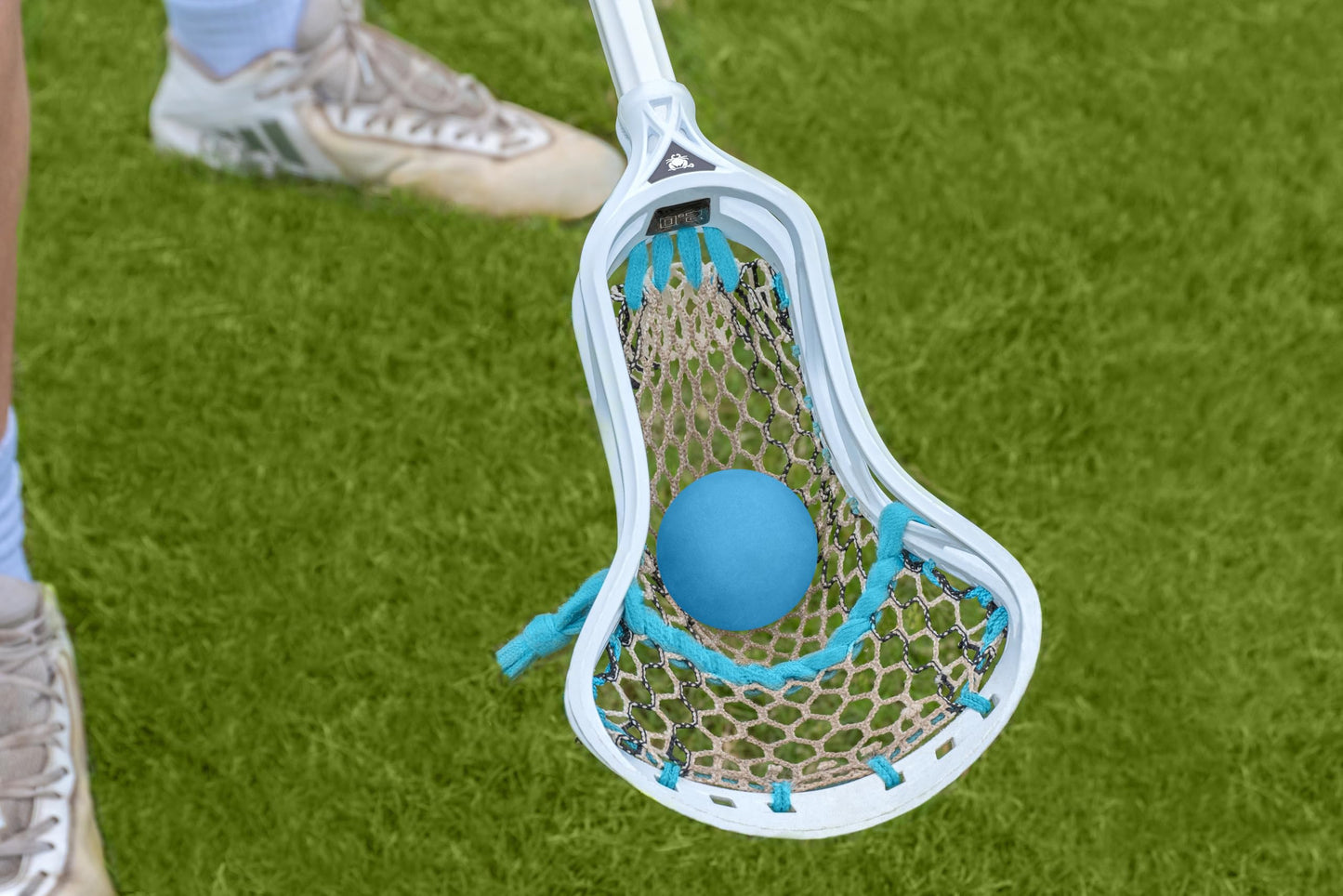 Velocity Soft Foam Practice Lacrosse Balls for Youth, Lacrosse Soft Training Balls for College and High School Beginners, Indoor Soft Lacrosse Balls Official Size - Carolina Blue, 6