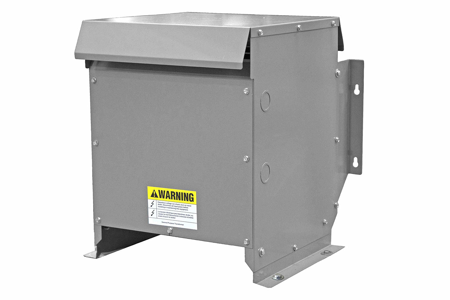 15 kVA Isolation Transformer - 480V Delta Primary Voltage - 400Y/231 Wye-N Secondary Voltage - NEMA
