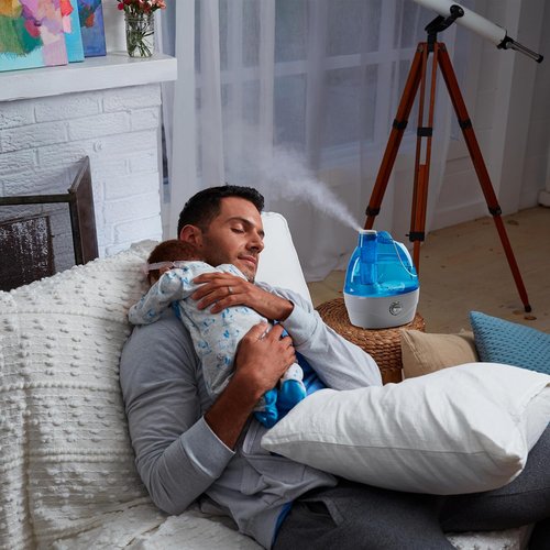 AquaOasis® Cool Mist Humidifier - Quiet Ultrasonic 2.2L Tank for Bedroom & Large Rooms | Adjustable 360° Nozzle, Auto Shut-Off