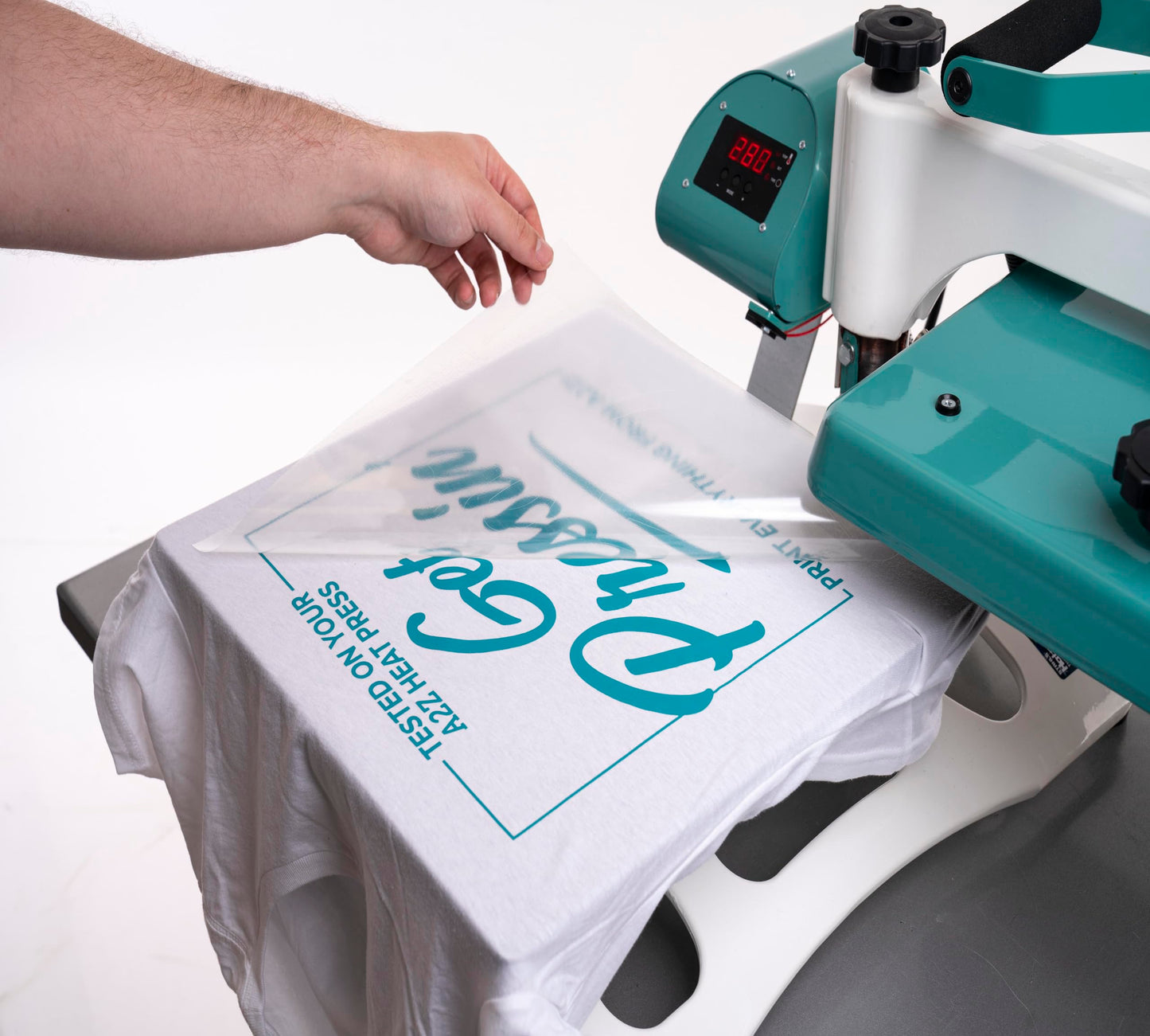 Stahls' A2Z Swing Away Heat Press 15"x15": Versatile Precision for Your Crafting Needs. Effortlessly Achieve Professional Transfers on a Wide Range of Materials!