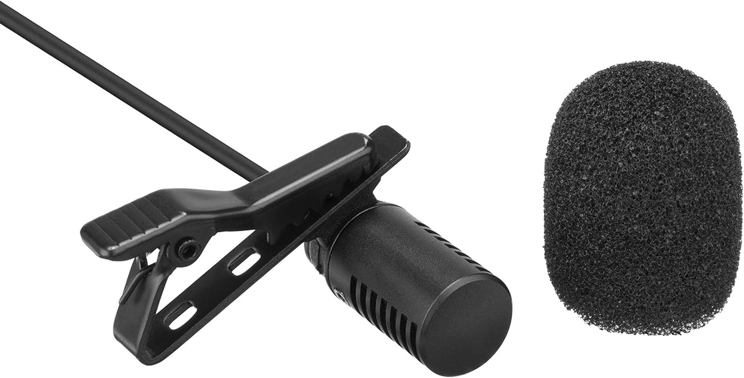 Saramonic LavMicro Omnidirectional Lavalier Microphone for DSLRs, Mirrorless, Video Cameras, Smartphones, Tablets