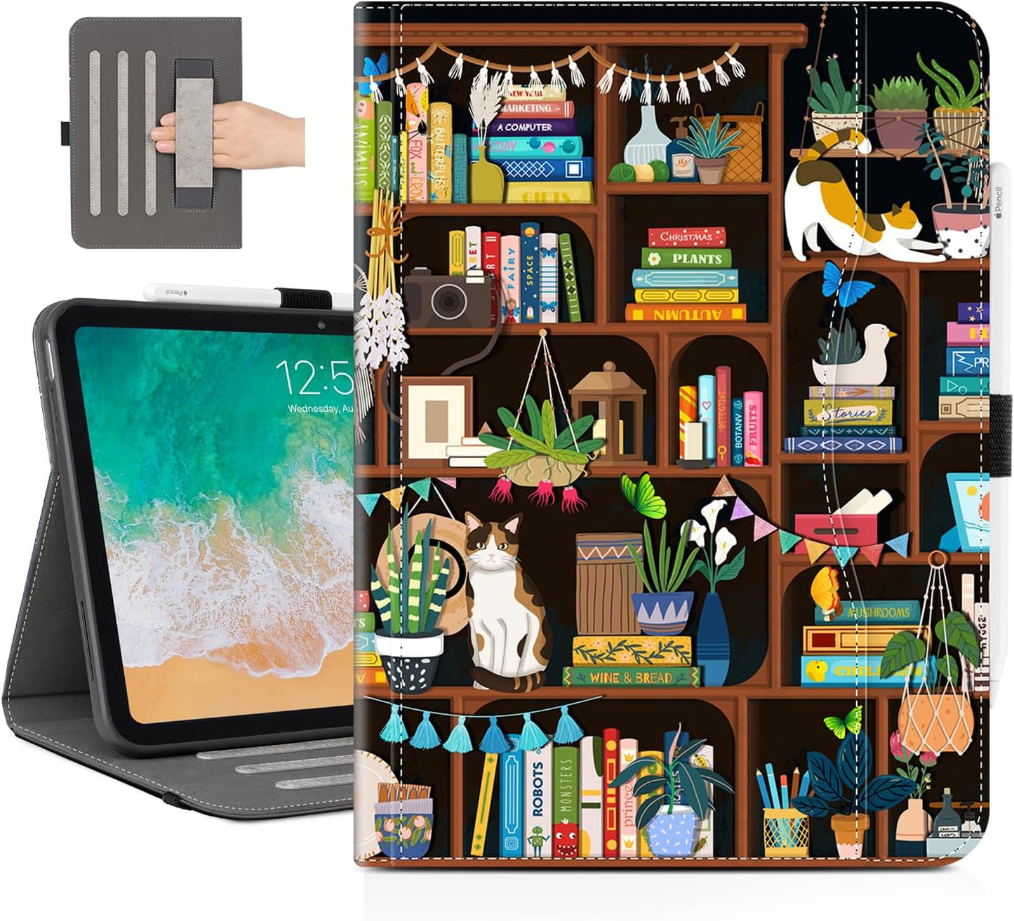 Vimorco 10th/ (A16) 11th 11th/10th 11th/10th for iPad Generation Case Cat, Cute Cats for iPad Case Generation