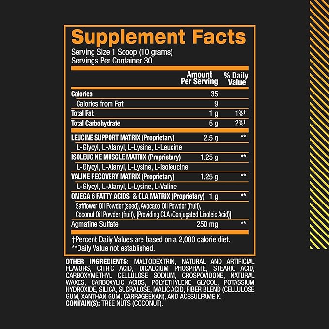 BPI Sports Best BCAA Powder - Muscle Recovery Support - Branched Chain Amino Acids | Building Blocks of Protein and Muscle - Post Workout Recovery ??Hydration - Passion Fruit, 30 Servings
