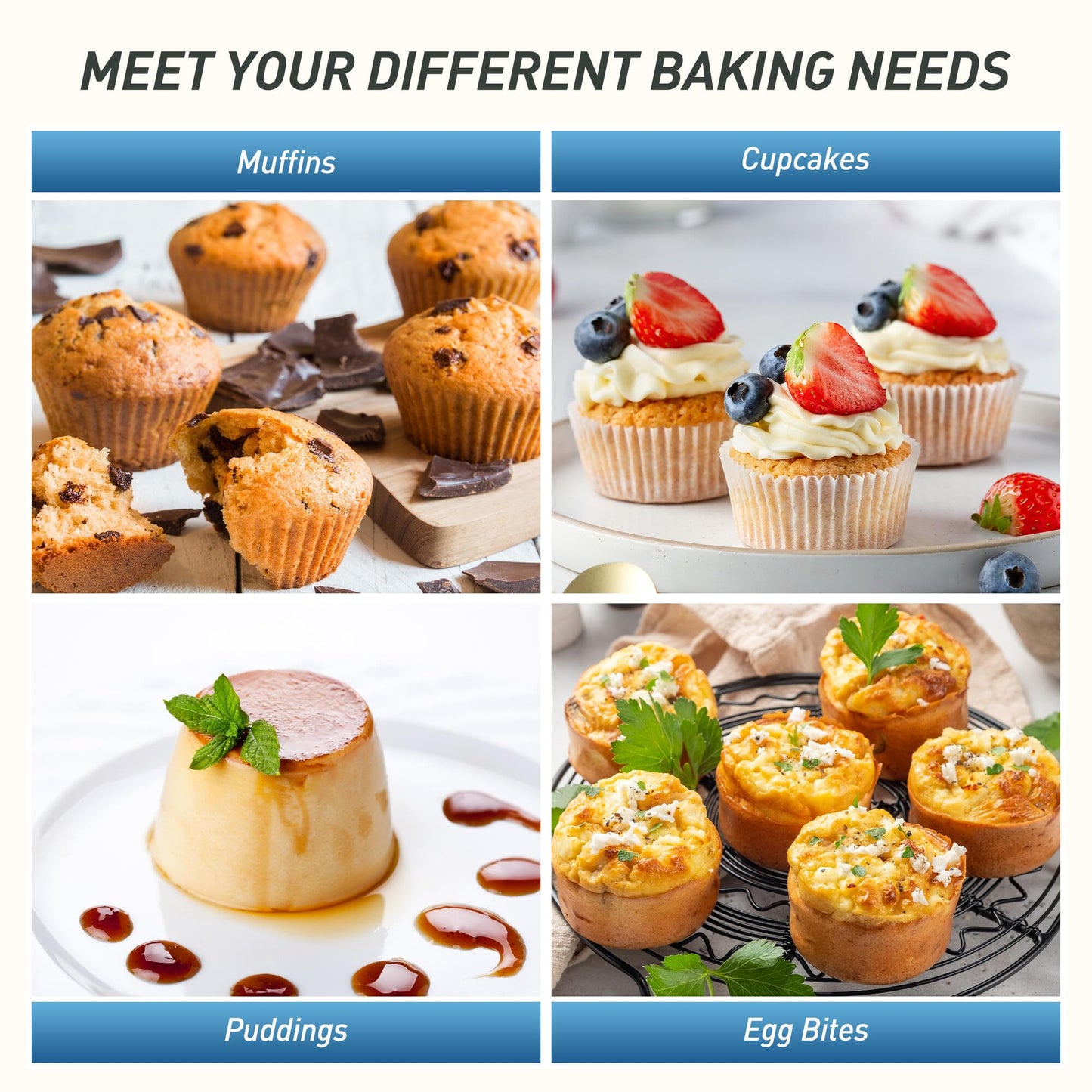 2 Packs 24 Cups Silicone Muffin Pan with Metal Reinforced Frame Mini Size Cupcake Pan Tray Egg Bites Silicone Circle Cookie Molds Muffin Tin Tart Pans Baking Sheet Set for Breakfast Sandwiches
