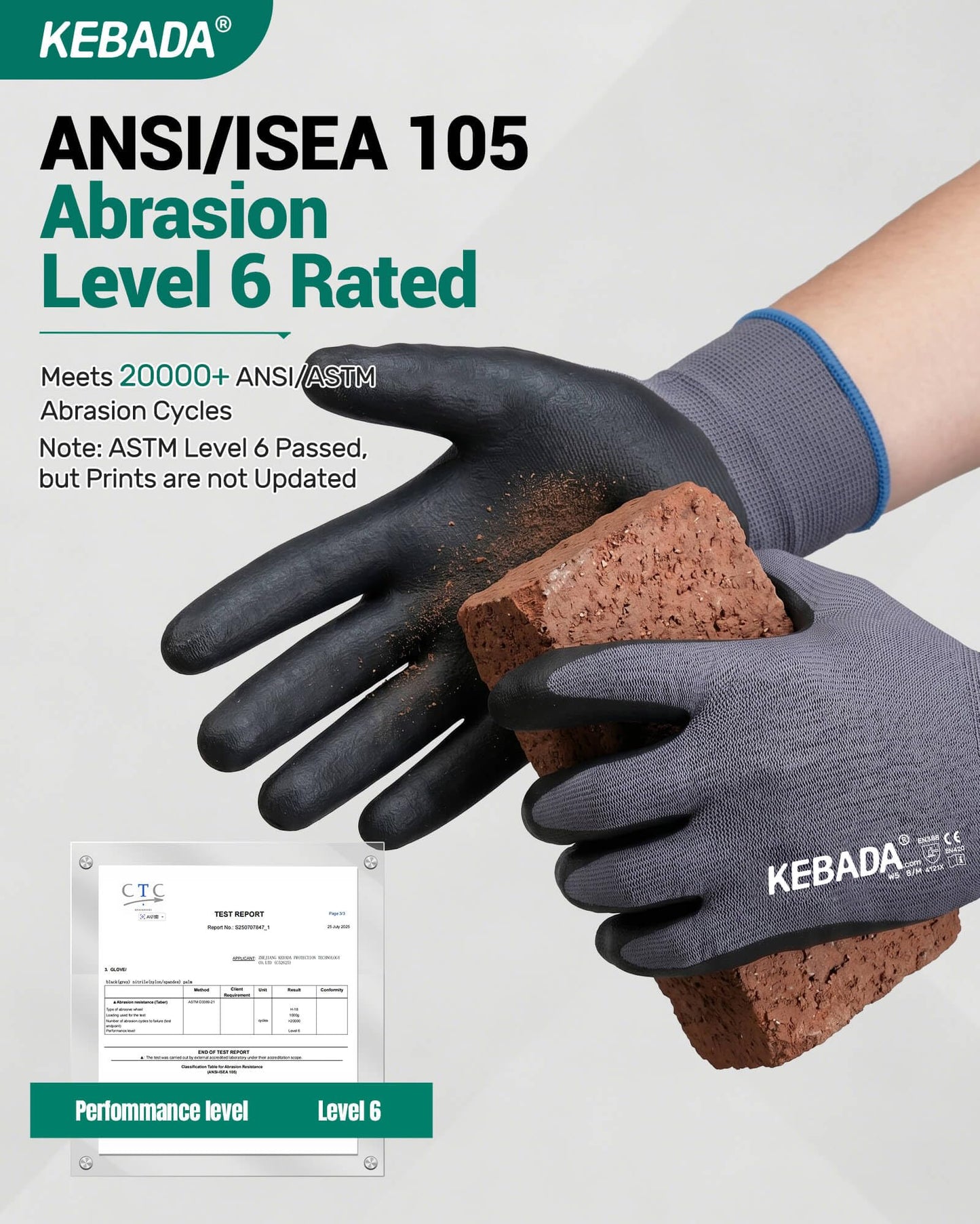 Kebada W5-60 Pairs Bulk Safety Work Gloves Foam Nitrile Coated, Seamless Knit Nylon Glove with Grip, Ideal for Mechanic, Warehouse, Construction & Gardening, XX-Large
