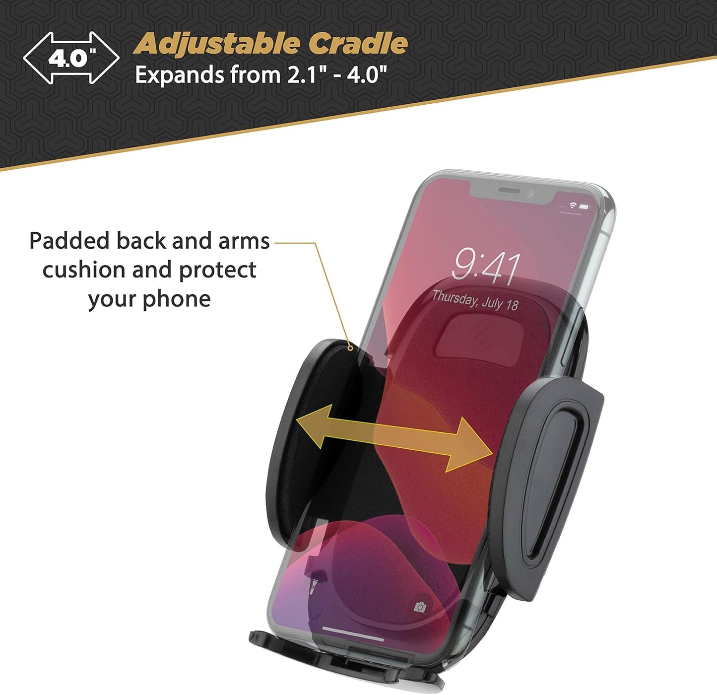 Scosche SUHV-2PKXCES0 2-Pack (2 Pack) Select Vent Mount Phone Holder Cradle for Car or Truck - Universal Hands-Free