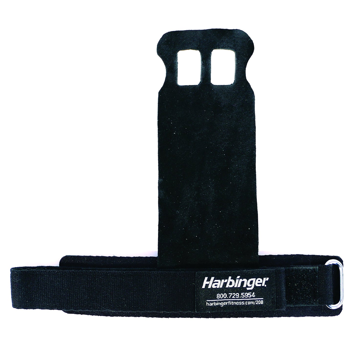 Harbinger Leather Palm Grips for Weight Lifting Workout Hand Protection, Medium
