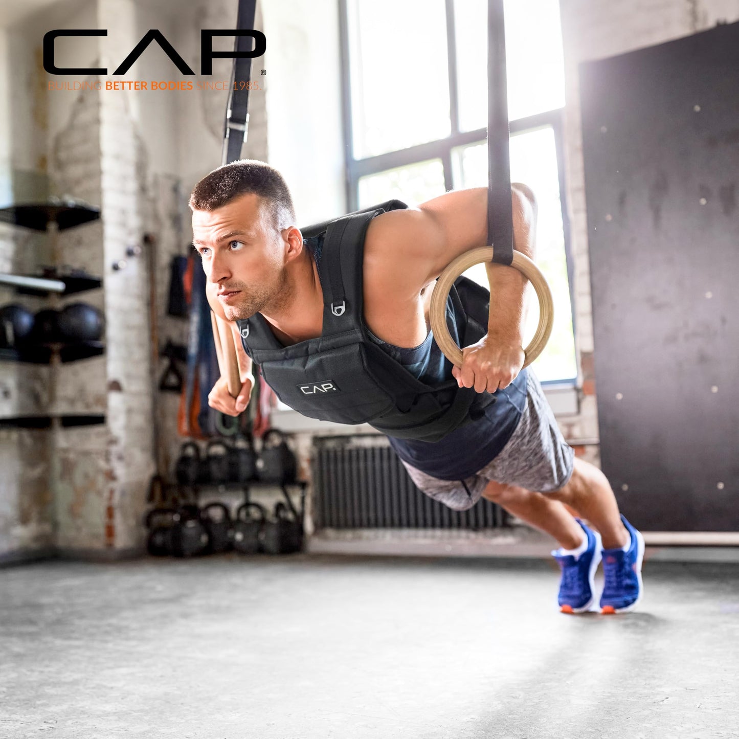 CAP Barbell Adjustable Weighted Vest, 40 Lb