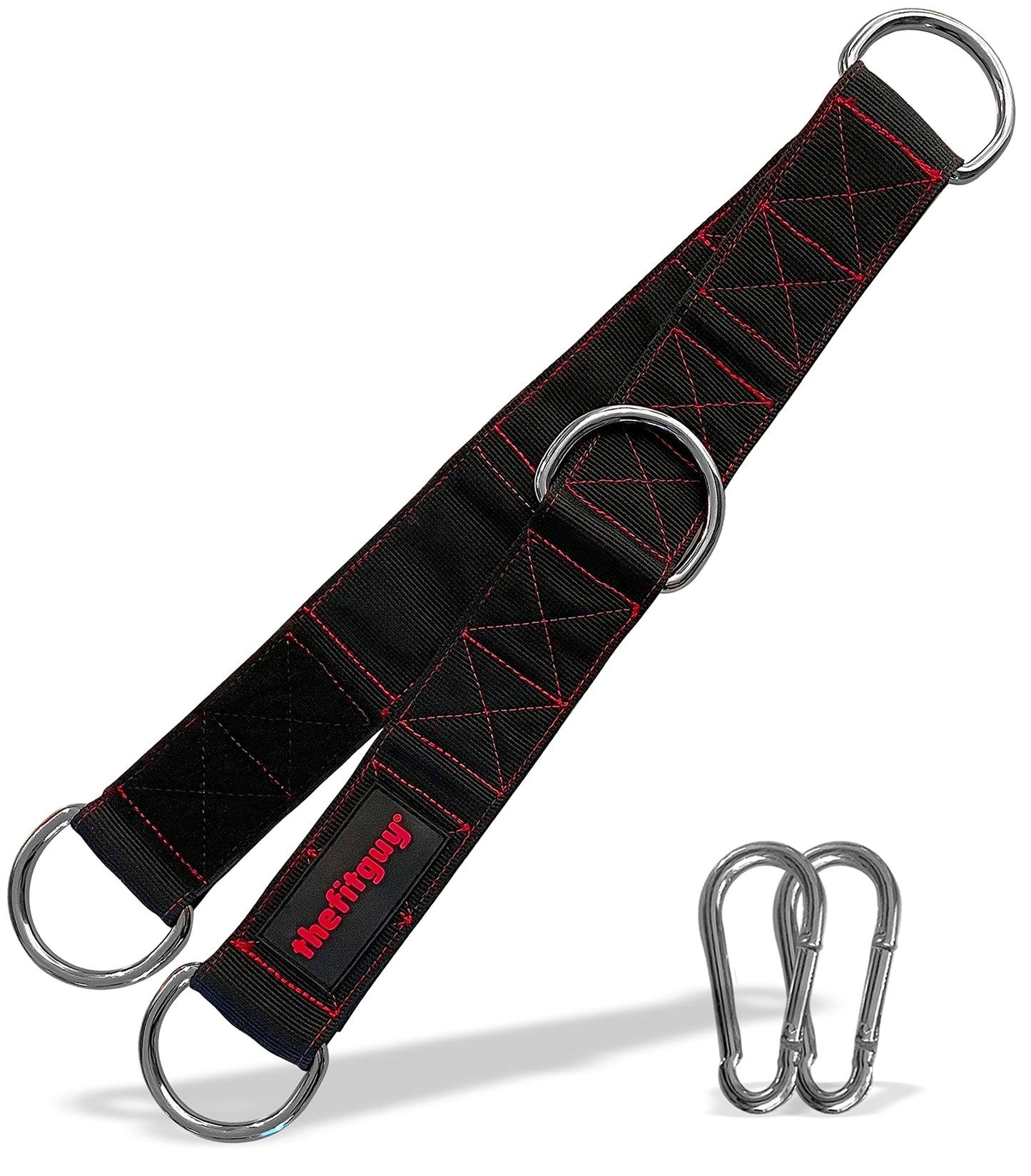 THEFITGUY Gym Multifunctional Extension Strap (Single) - for Cable Attachments, Pulley Machines, Rows - Add New Exercises and Grips to Your Workout, Heavy Duty, 5 Lengths Options