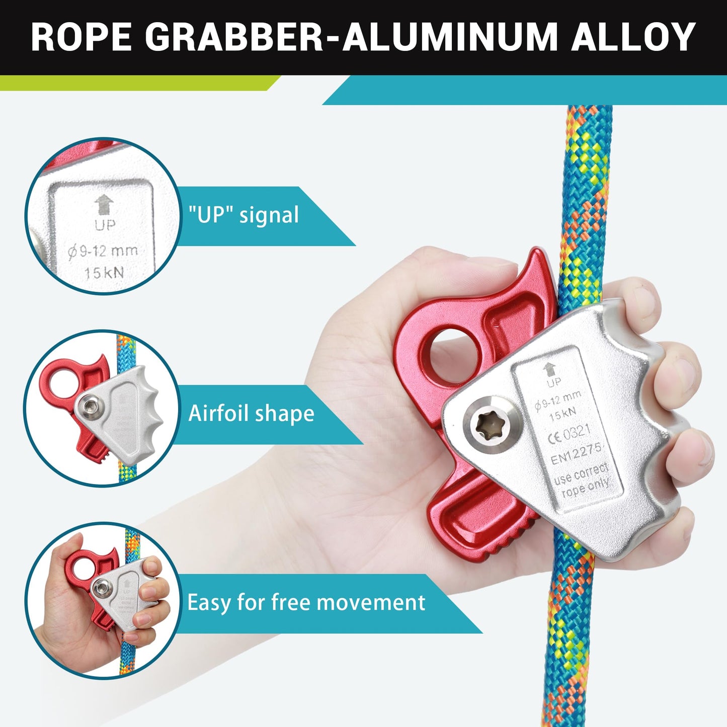 Flip Line Kit 11FT Polyester Lanyard Kit with Triple Lock Carabiner Adjuster, Steel Swivel Snap, Adjustable Positioning Rope for Fall Protection, Arborist, Tree Climbers