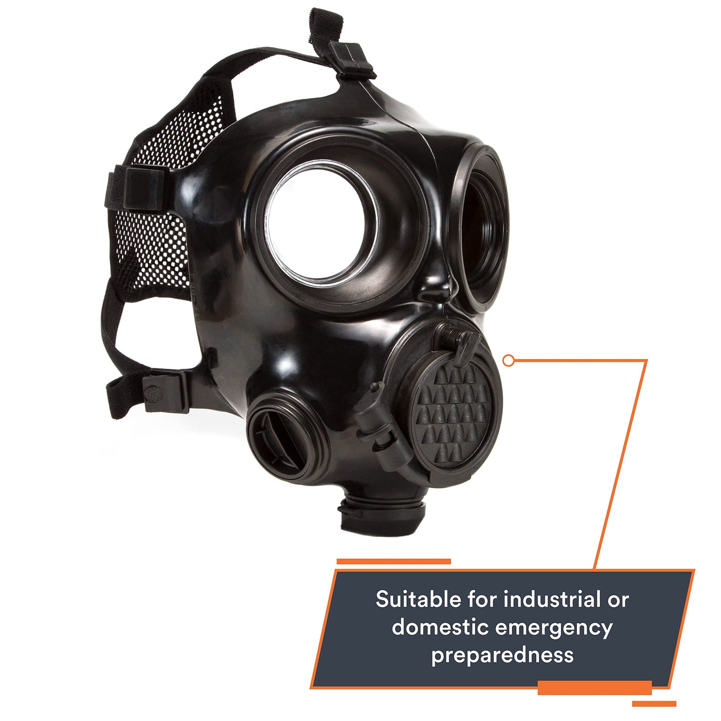 MIRA Safety CBRN Full Face Reusable Respirator-Mask Gas Mask (CM-7M Mask WITH Drinking System)