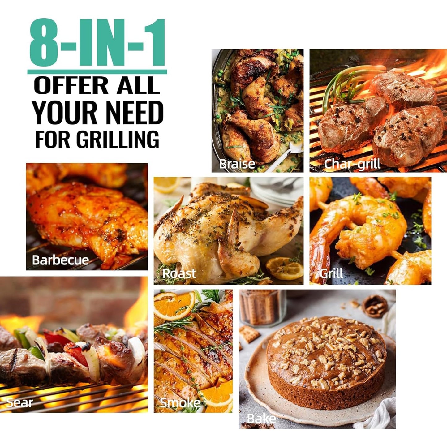 Z GRILLS 2025 Pellet Grill & Smoker with PID 3.0 Controller, Dual-walled Insulation, Meat Probes, Huge Storage, Hopper Clean-out including Grill Cover and More