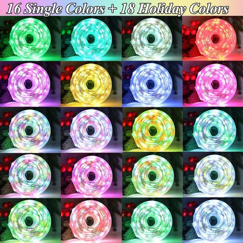 Lovelite Fairy Lights - 40FT 120LED Color Changing String Lights | Battery & USB Operated, Waterproof for Indoor/Outdoor Use