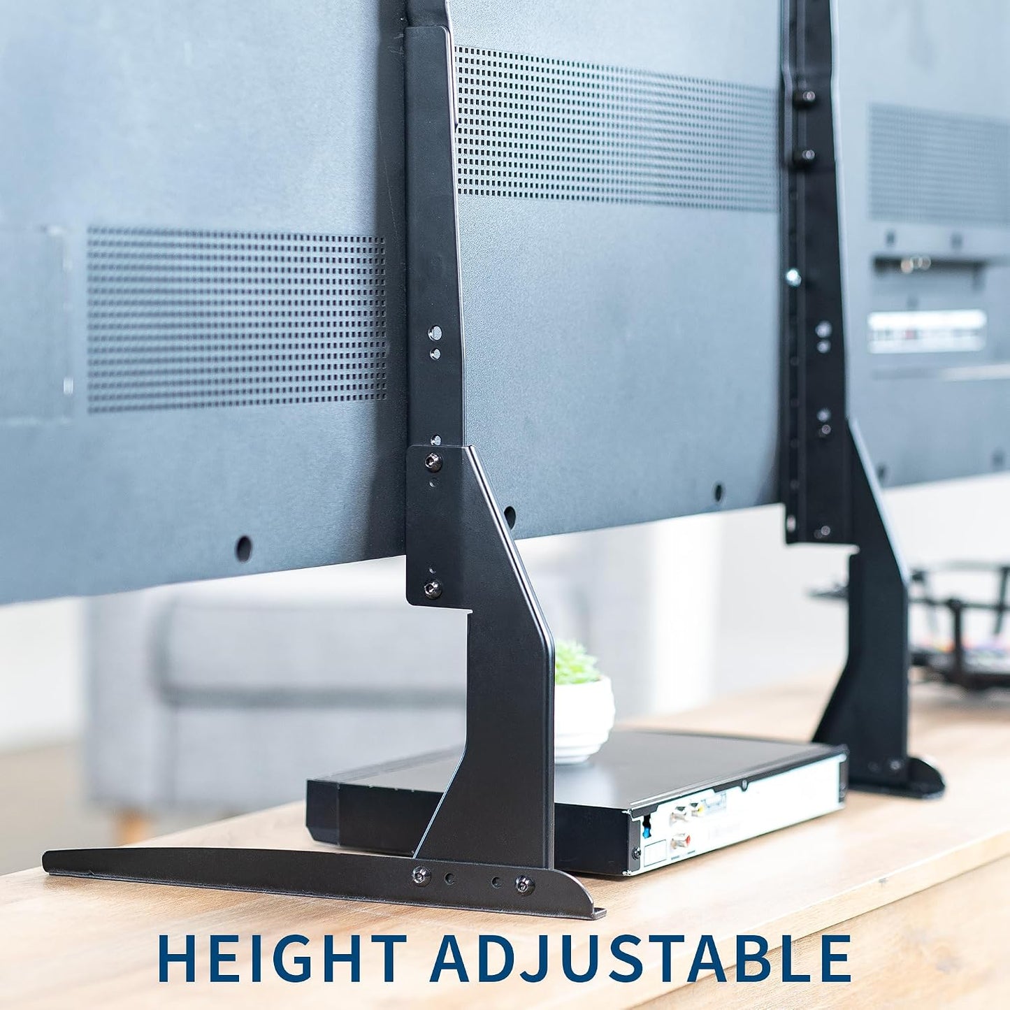 VIVO 22 65 inch STAND-TV00Y Universal Tabletop TV Base Stand for to LCD Flat Screens, Pedestal Replacement Legs VESA