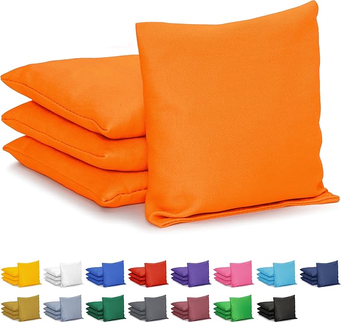 GoSports Classic Cornhole Bean Bags Set of 4-16 Colors Available - Regulation All Weather, Mix and Match