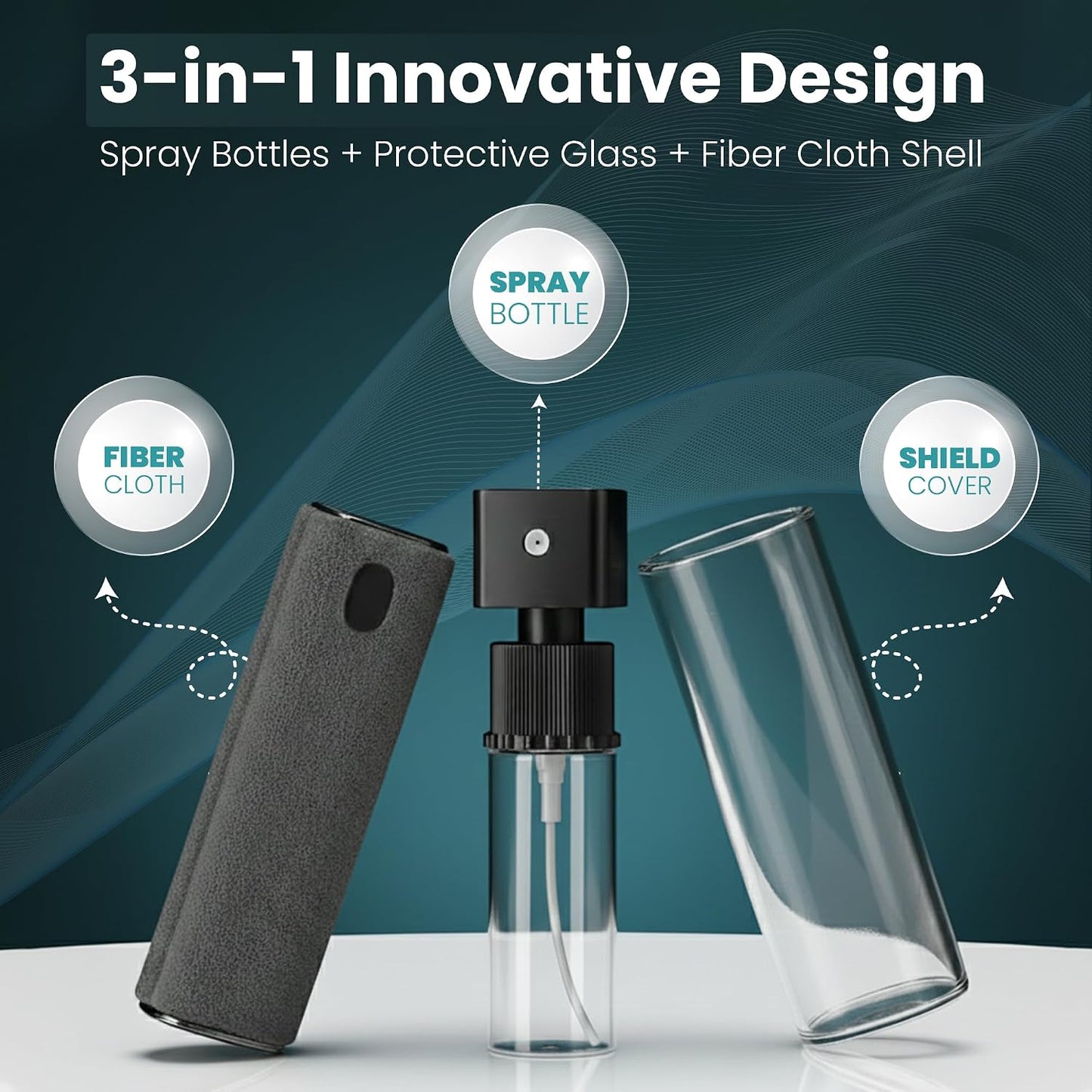 Youviz Car Screen Cleaner Spray Kit for Display & Touchscreens, Phone and iPhone Cleaner, iPad, Laptop, Computer